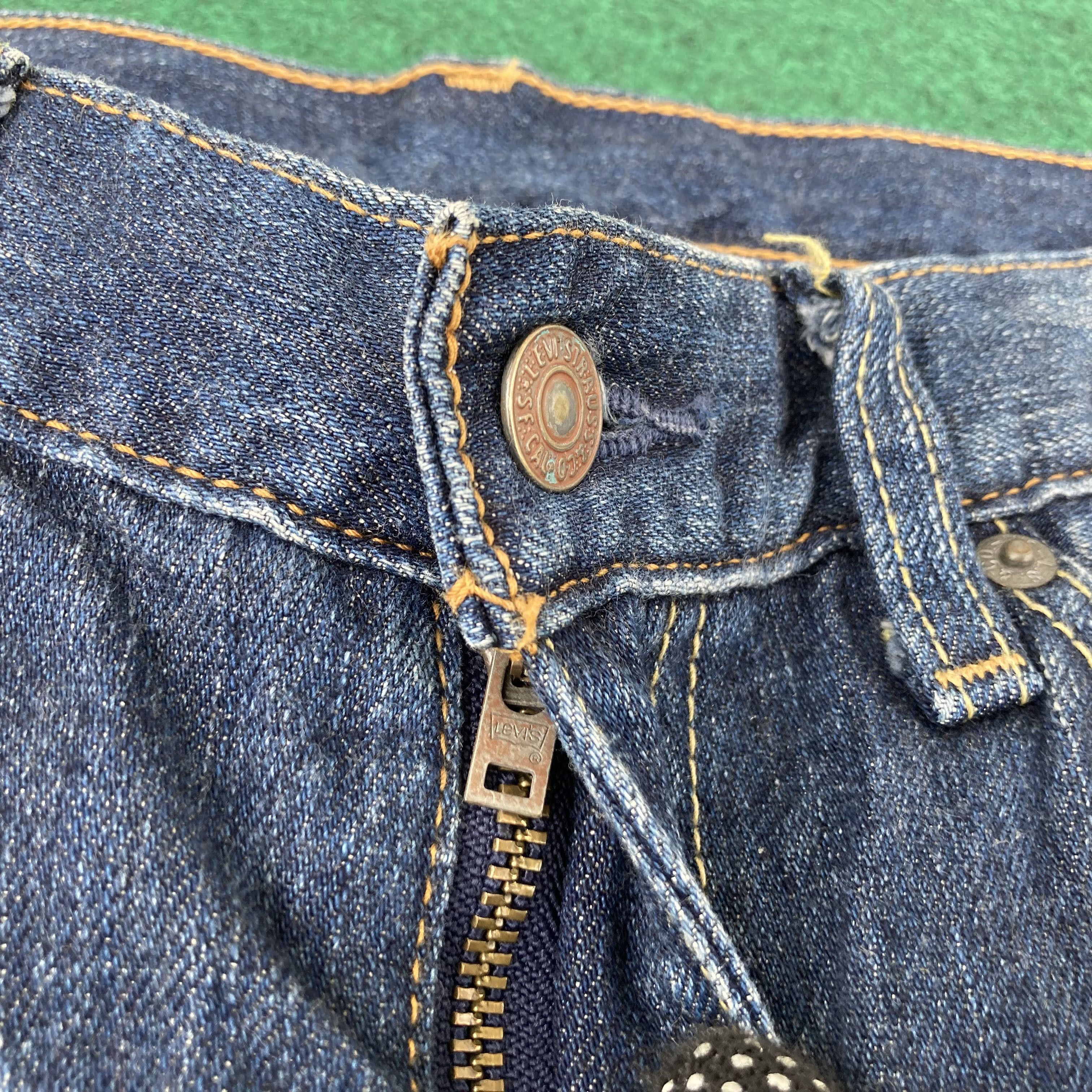 Levi's Vtg Levis 517 Denim Bootcut Flared Jeans Size US 31 - 4 Thumbnail