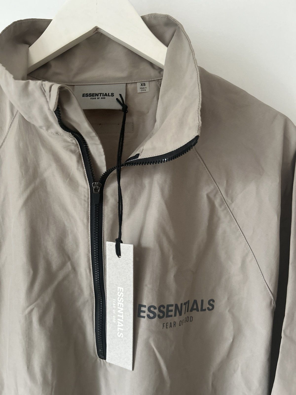 Essentials × Fear of God FOG Essentials Moss Half-Zip Track Jacket 