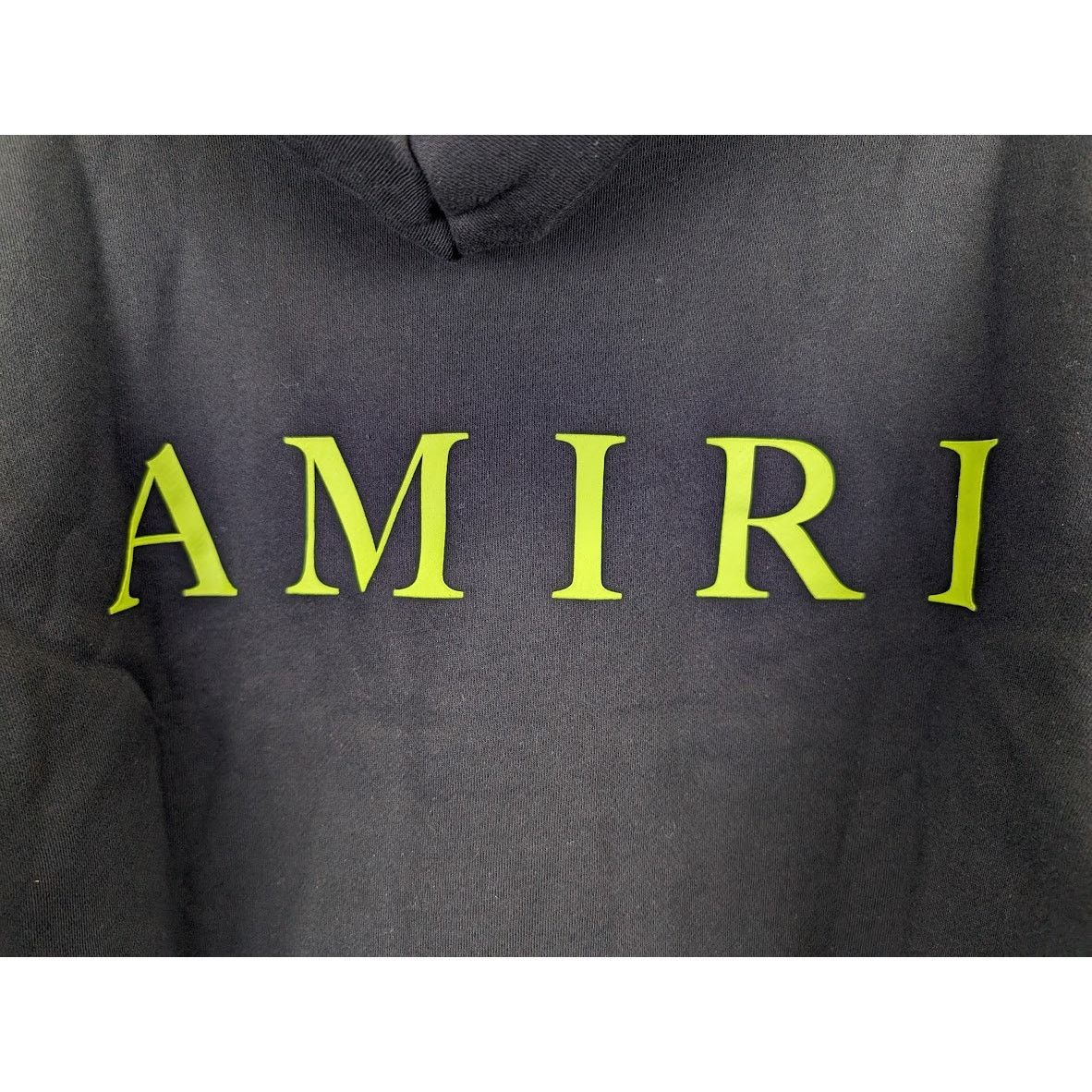 Amiri o1rshd1 Q:4 / MA Logo Hoodie in Black/Lime Size US M / EU 48-50 / 2 - 15 Thumbnail