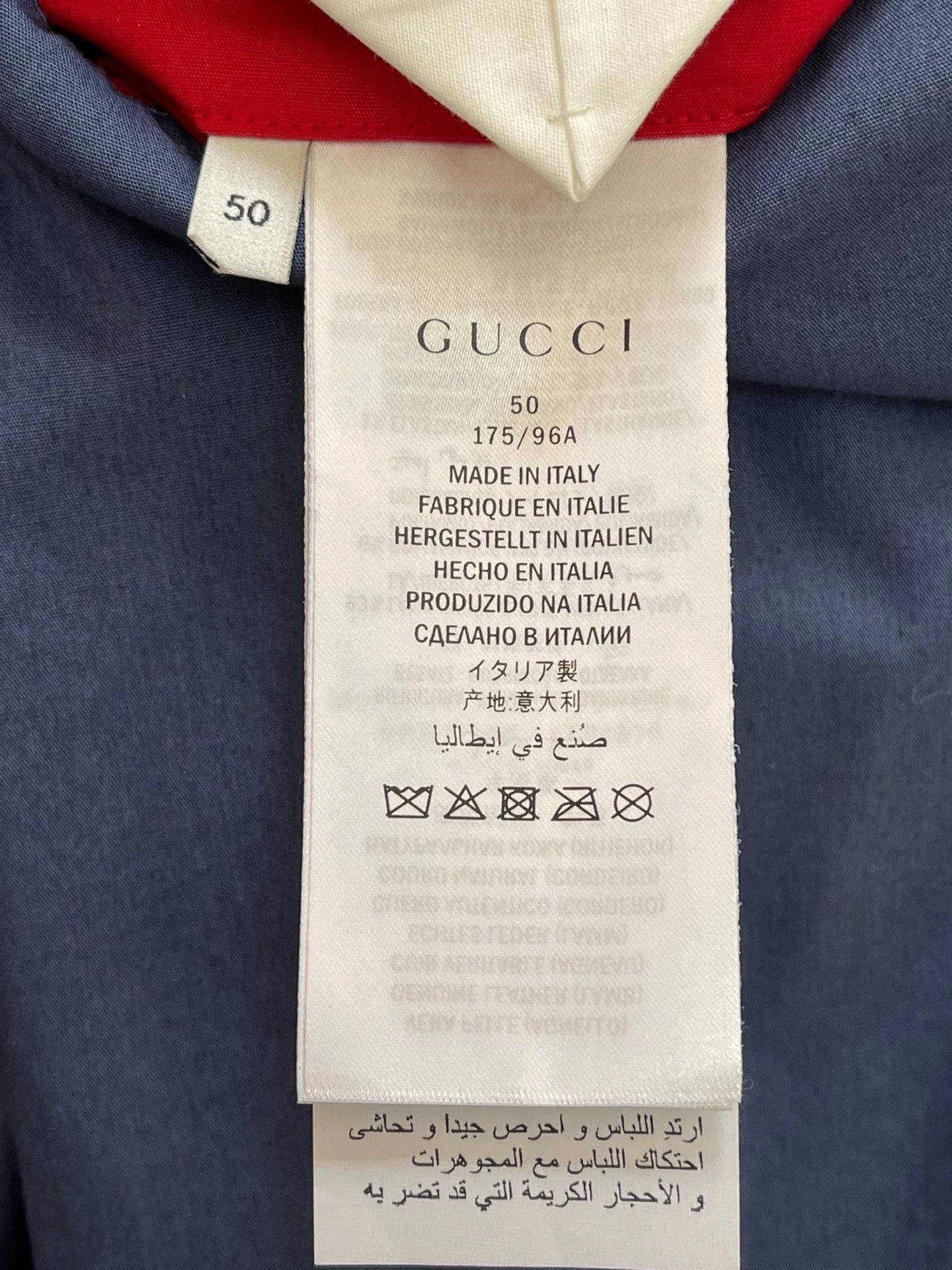 Gucci Gucci Basic Lambskin Leather Jacket Black Men's 50 Size US M / EU 48-50 / 2 - 6 Thumbnail