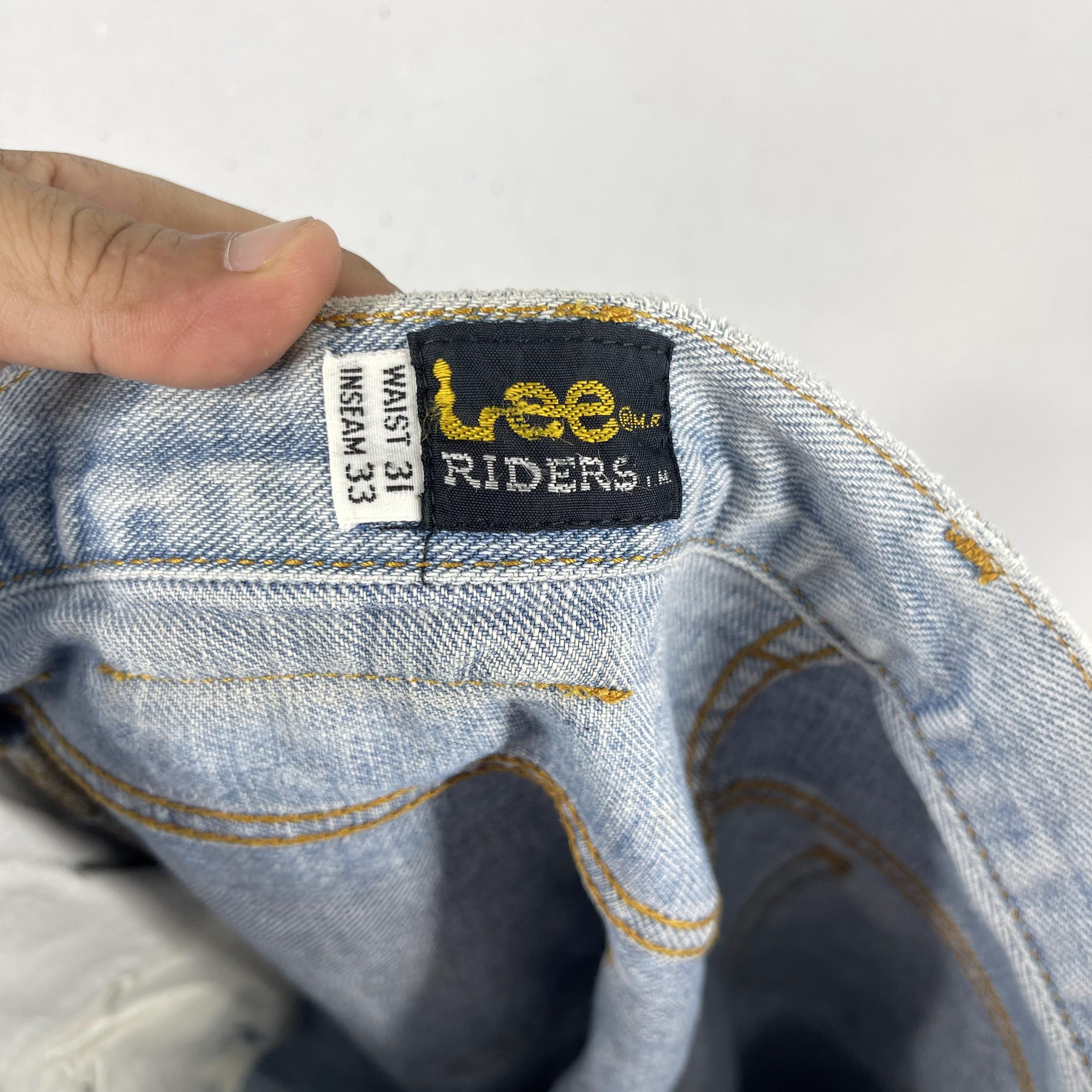 Lee × Vintage W28 L30 Vintage Distressed Lee Riders Talon 42 Zipper Jeans Size US 28 / EU 44 - 6 Thumbnail