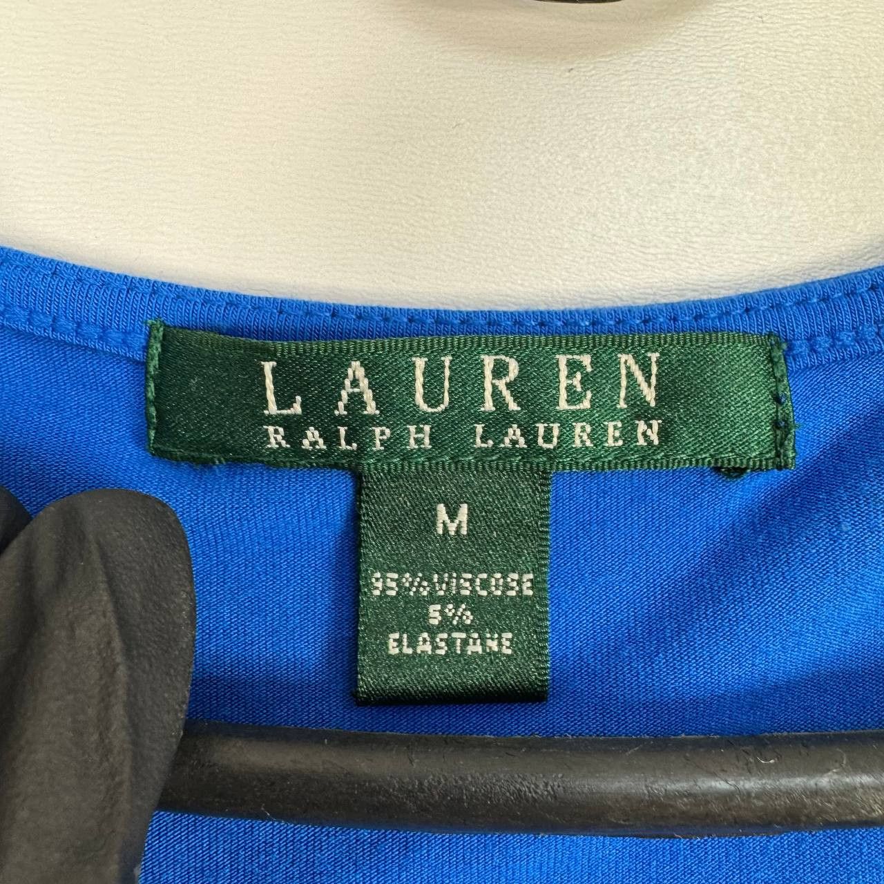 Ralph Lauren Lauren Ralph Lauren Blue Wrap Top Womens M Size M / US 6-8 / IT 42-44 - 3 Thumbnail