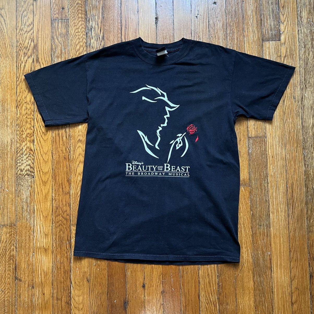 Disney × Vintage Vintage Beauty and the Beast Broadway promo tee Size US M / EU 48-50 / 2 - 1 Thumbnail