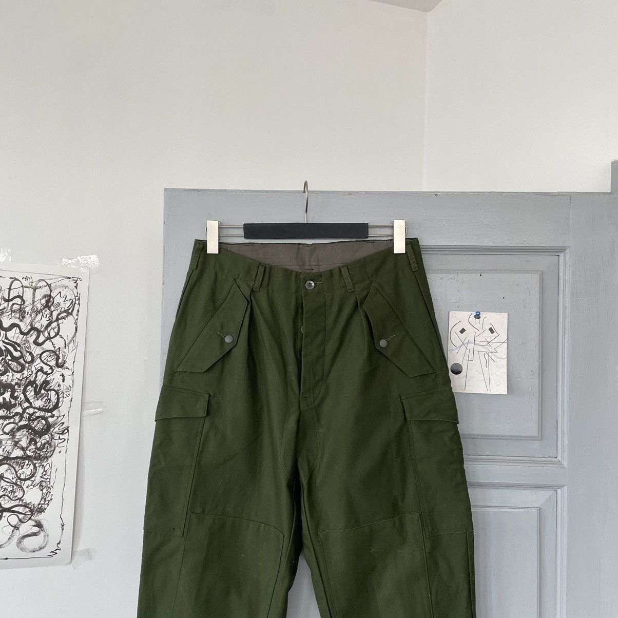 Vintage Vintage 1975 Swedish M-59 Cargo Pants size 50 Size US 35 - 5 Thumbnail