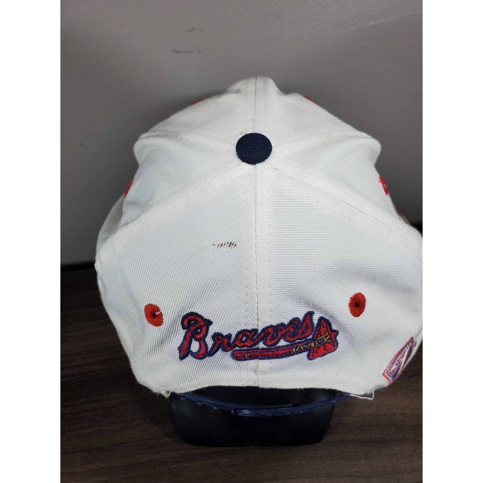 Logo 7 × MLB Vintage Atlanta Braves Hat Snapback Cap ATL 90s MLB Baseball Size ONE SIZE - 10 Thumbnail