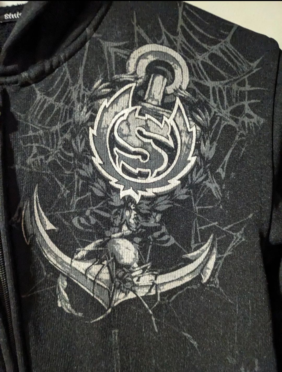 Affliction × Southpole × Vintage Vintage Y2K Sinister MMA UFC Youth Large Full Zip Hoodie Size US L / EU 52-54 / 3 - 4 Thumbnail