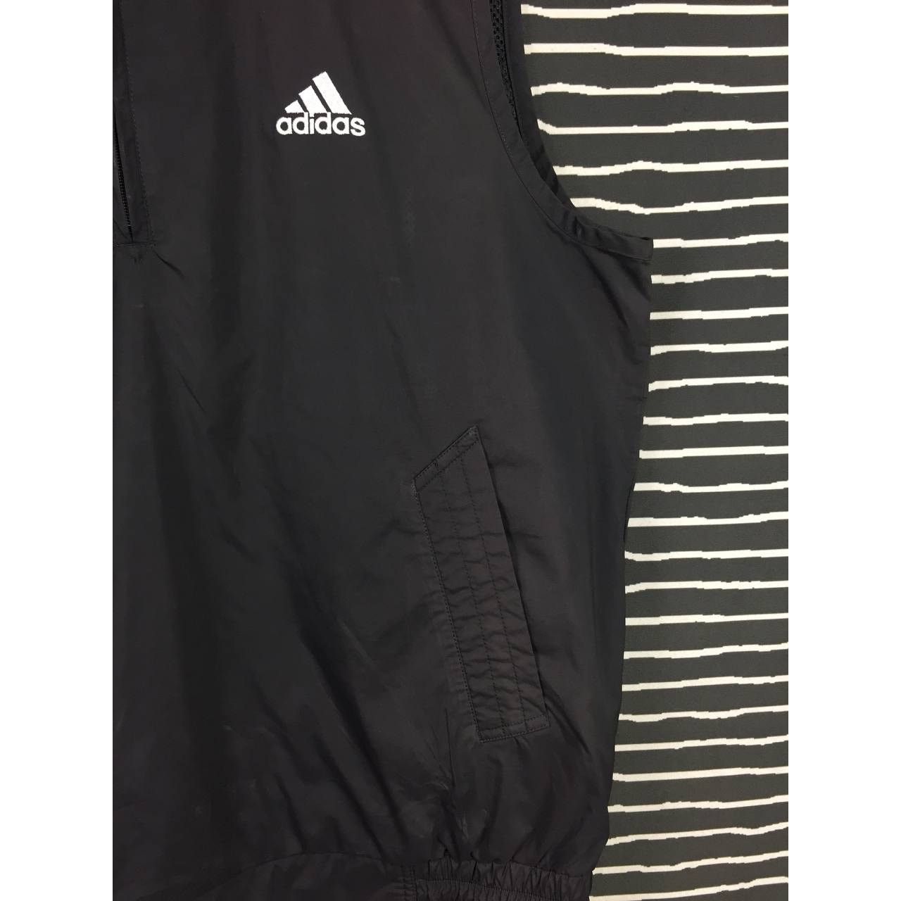Adidas Adidas Golf Half Zipper Nylon Windbreaker Vest Size US L / EU 52-54 / 3 - 8 Thumbnail