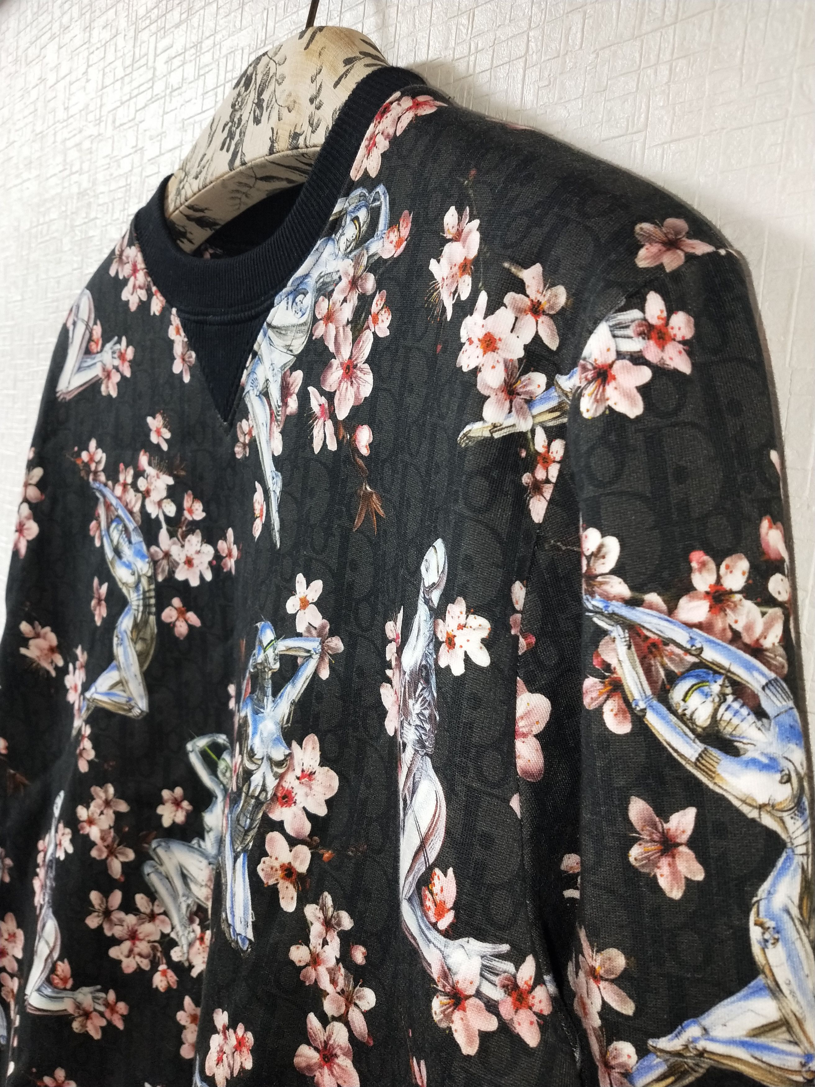 Dior Sorayama Oblique Logo Sweatshirt Size US M / EU 48-50 / 2 - 3 Thumbnail