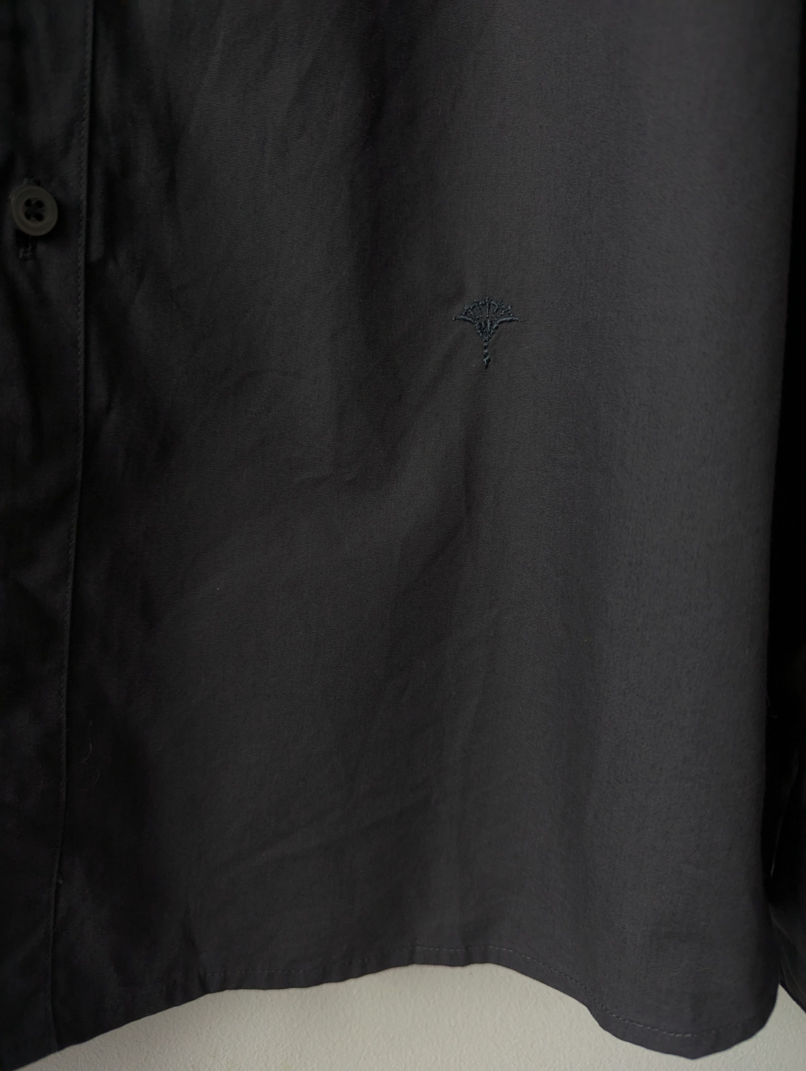 Joop! Joop! Black Grey Cotton Shirt With Elbow Patches XXL Size US XXL / EU 58 / 5 - 5 Thumbnail
