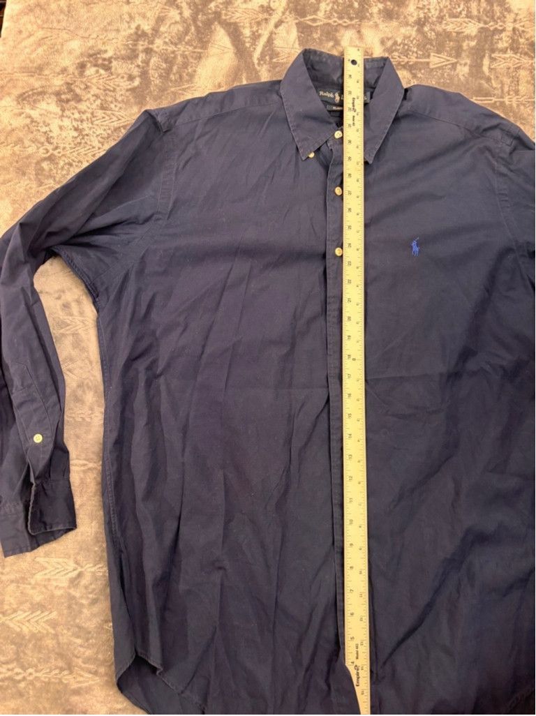 Ralph Lauren Men's Ralph Lauren Button Down Shirt Size L Blue Size US L / EU 52-54 / 3 - 6 Thumbnail