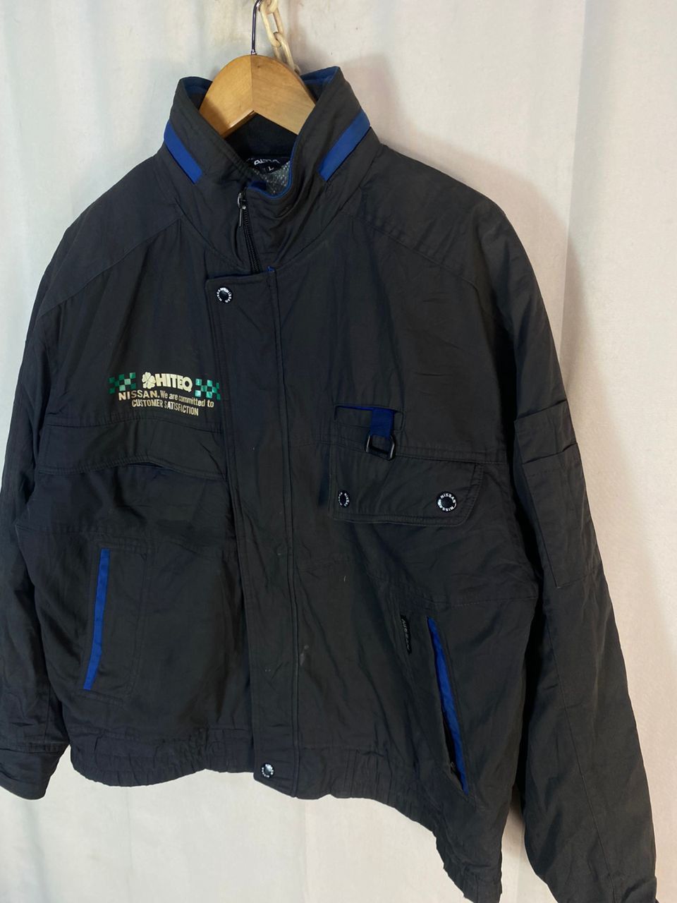 Japanese Brand × Sports Specialties Nissan zipper jacket hidden hoodie Size US M / EU 48-50 / 2 - 2 Thumbnail