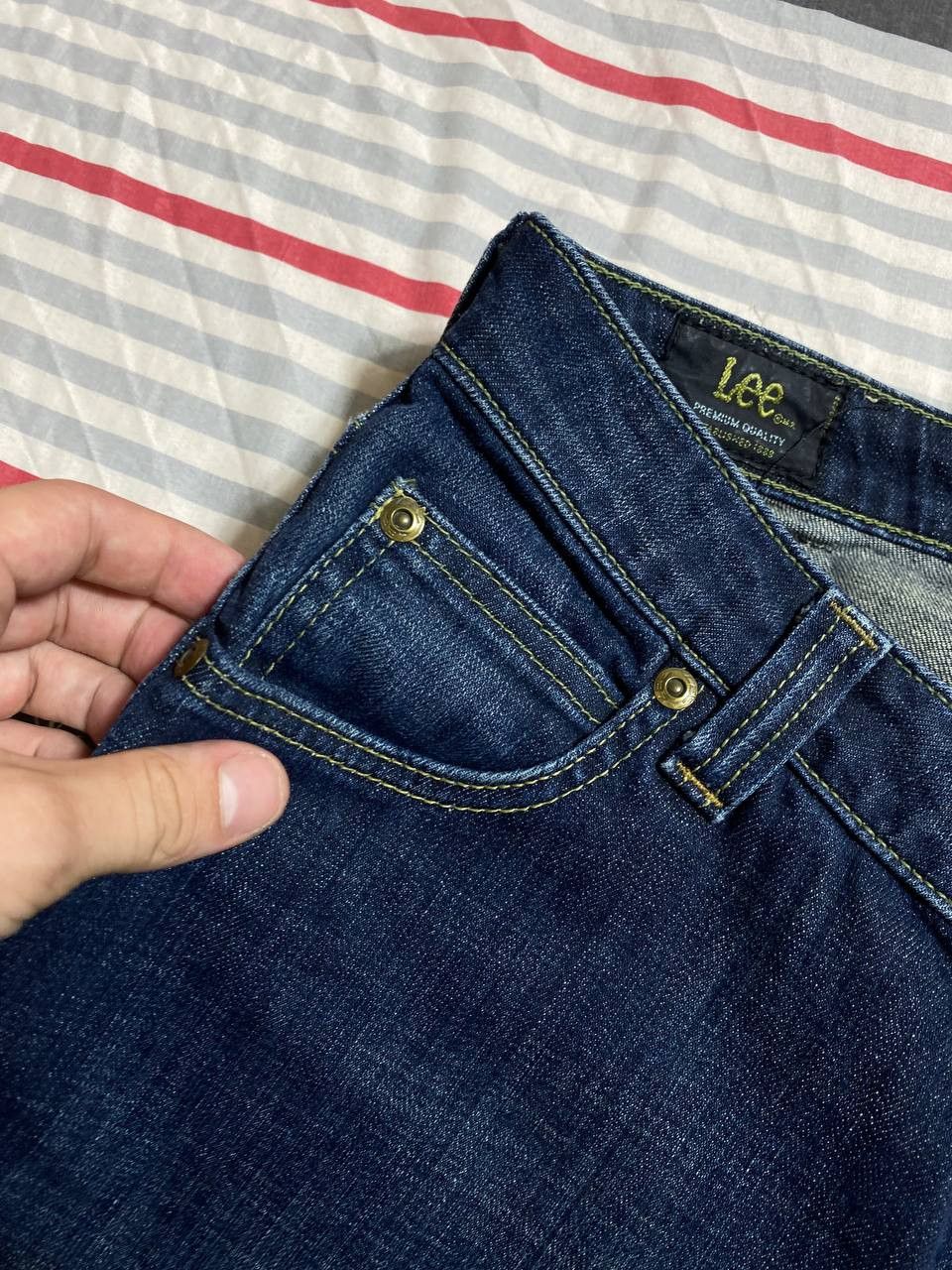 Lee Vintage Lee jeans denim straight leg loose skate y2k 90s Size US 32 / EU 48 - 2 Thumbnail