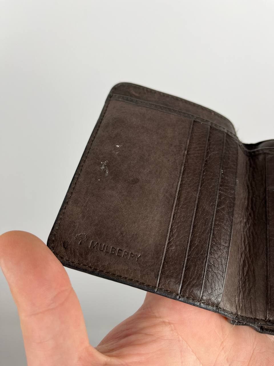 Mulberry Mulberry Leather French Purse Wallet Tree Logo Zip Around Size ONE SIZE - 8 Thumbnail