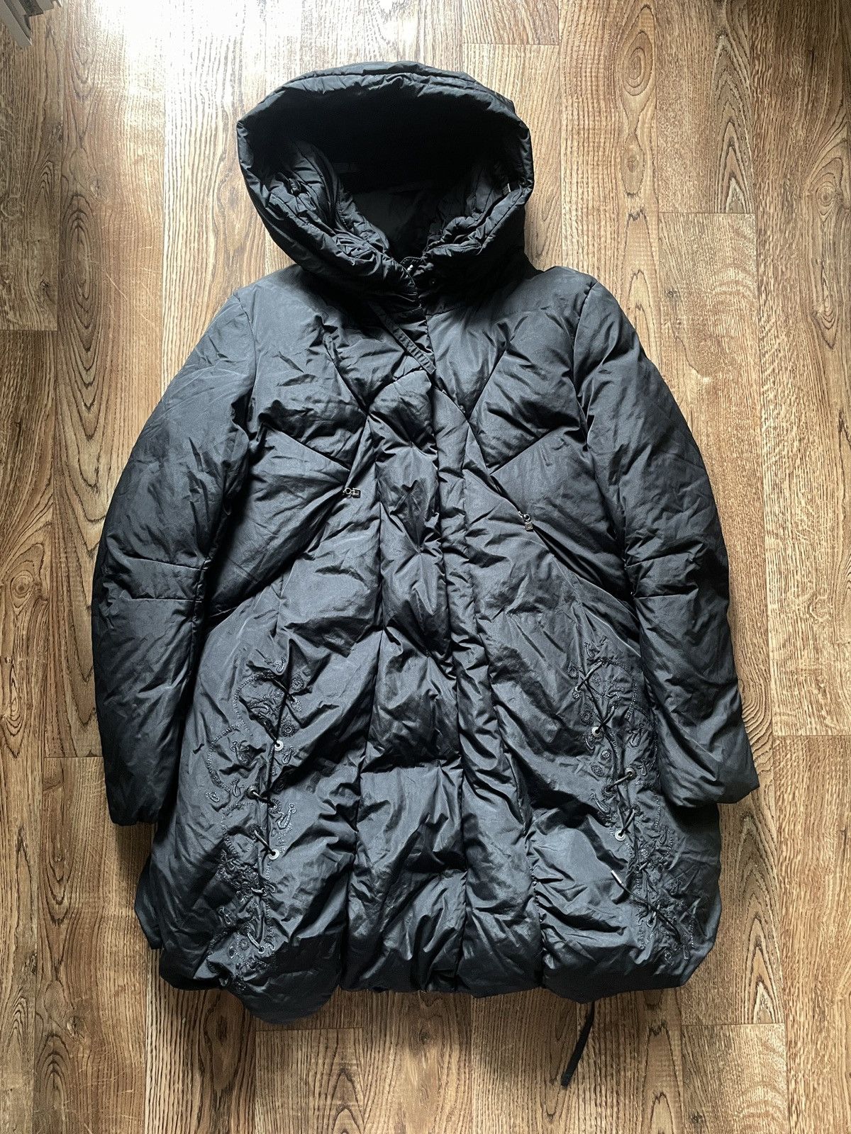 Marithe + Francois Girbaud Marithe Francois Girbaud Black Long Jacket Size XL / US 12-14 / IT 48-50 - 1 Thumbnail