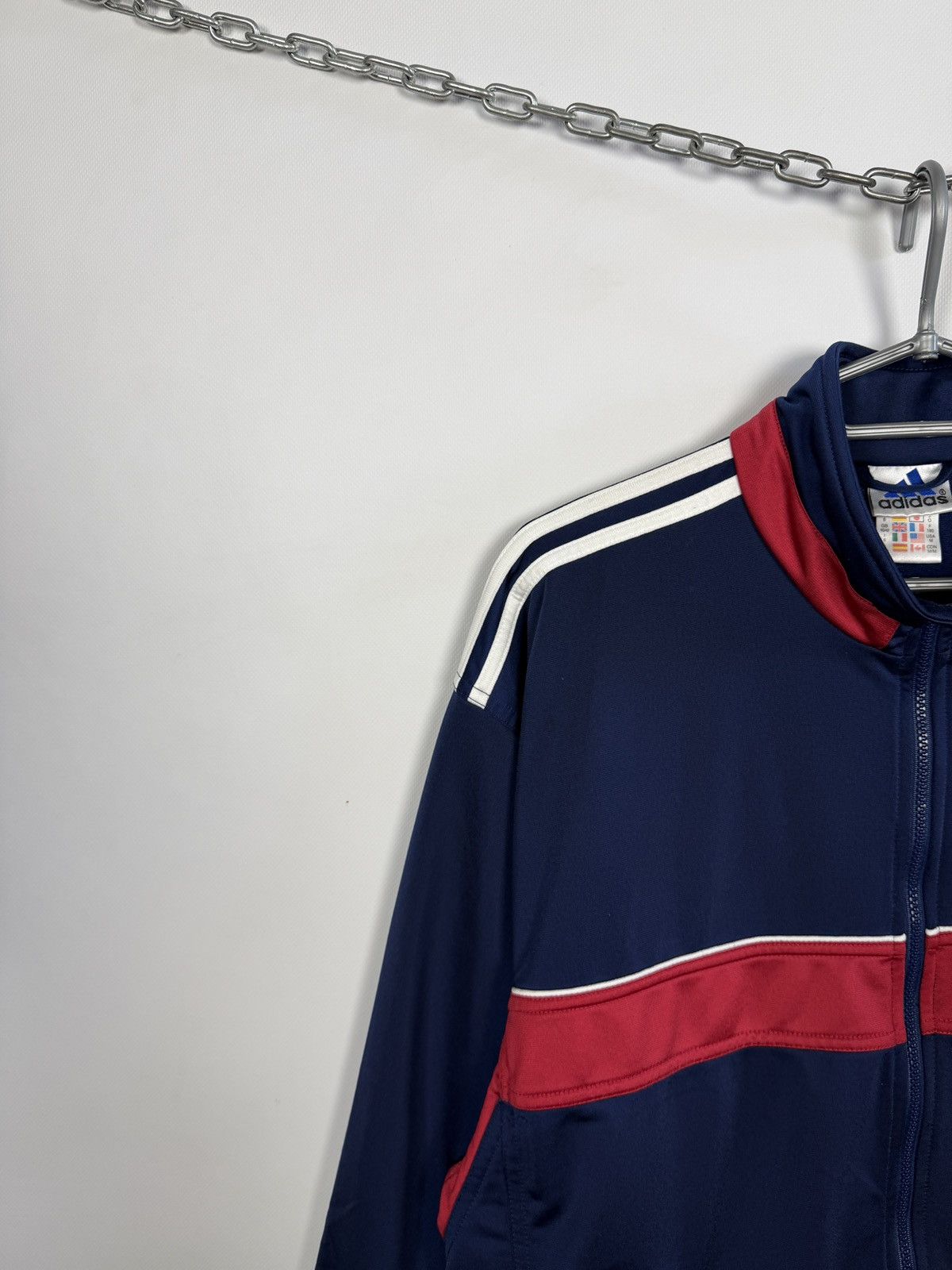 Adidas Adidas Vintage 90s Track Jacket Retro Streetwear Size M Size US M / EU 48-50 / 2 - 4 Thumbnail