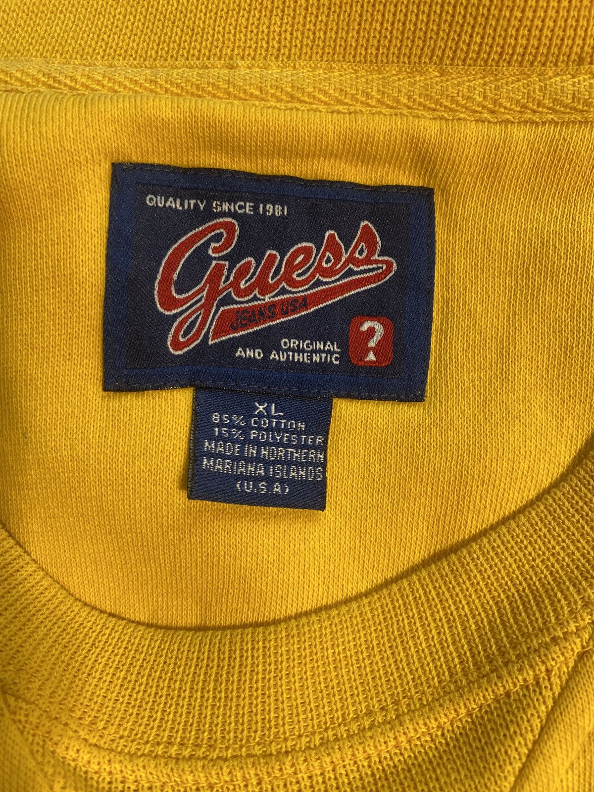 Guess Oversized vintage Guess sweatshirt Size US XL / EU 56 / 4 - 2 Thumbnail