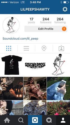 Lil Peep Lil Peep October tee Size US L / EU 52-54 / 3 - 18 Thumbnail
