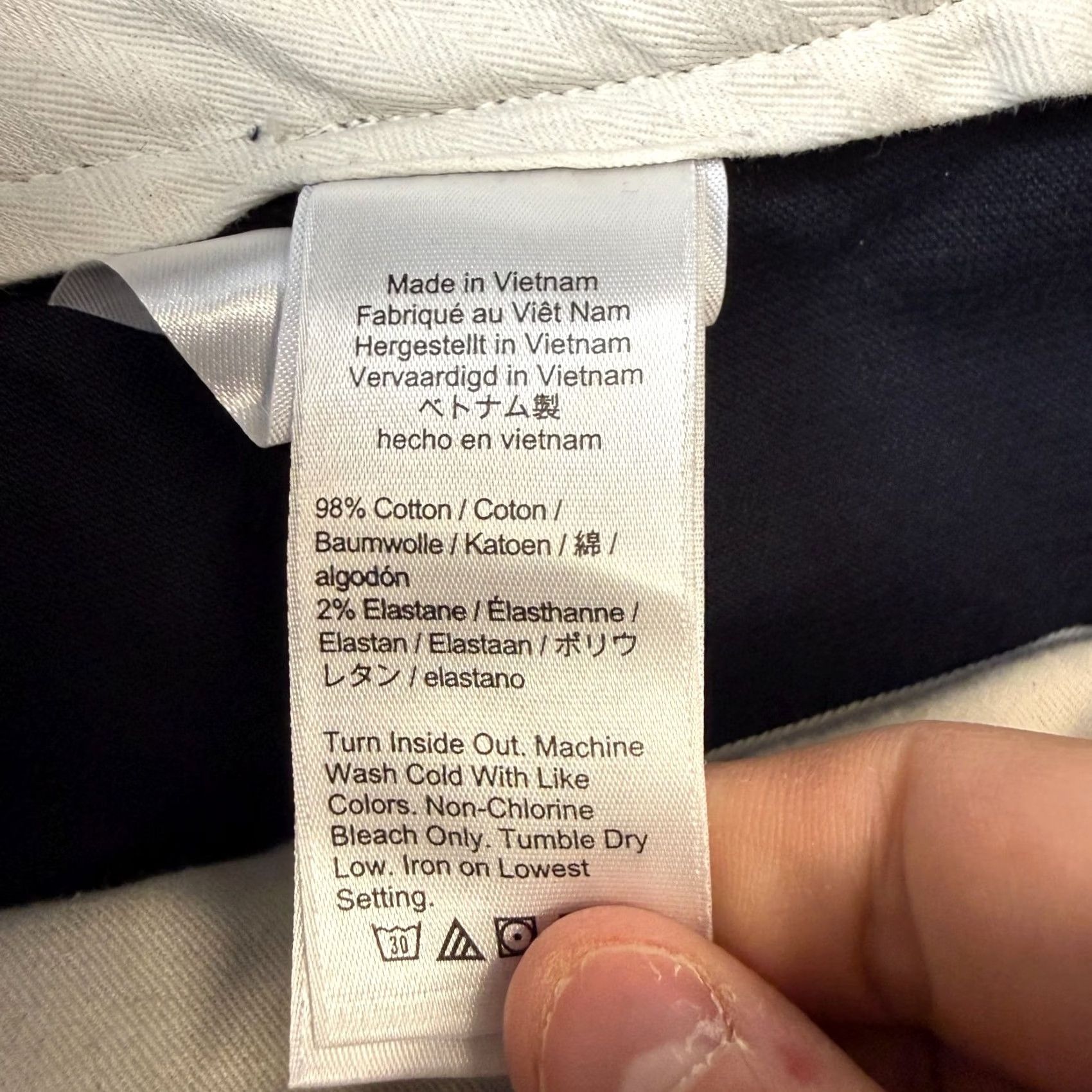 J.Crew J Crew Pants Mens 34x34 Navy Blue Corduroy Broken In Straight Trouser Preppy Ivy Size US 34 / EU 50 - 6 Thumbnail