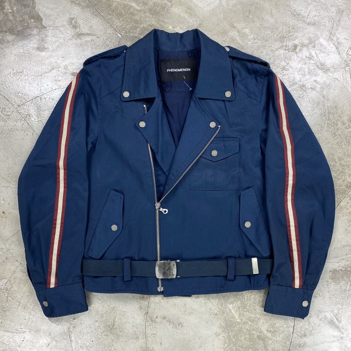 PHENOMENON RUNWAY SS2012 Belted Biker Jacket Size US M / EU 48-50 / 2 - 3 Thumbnail