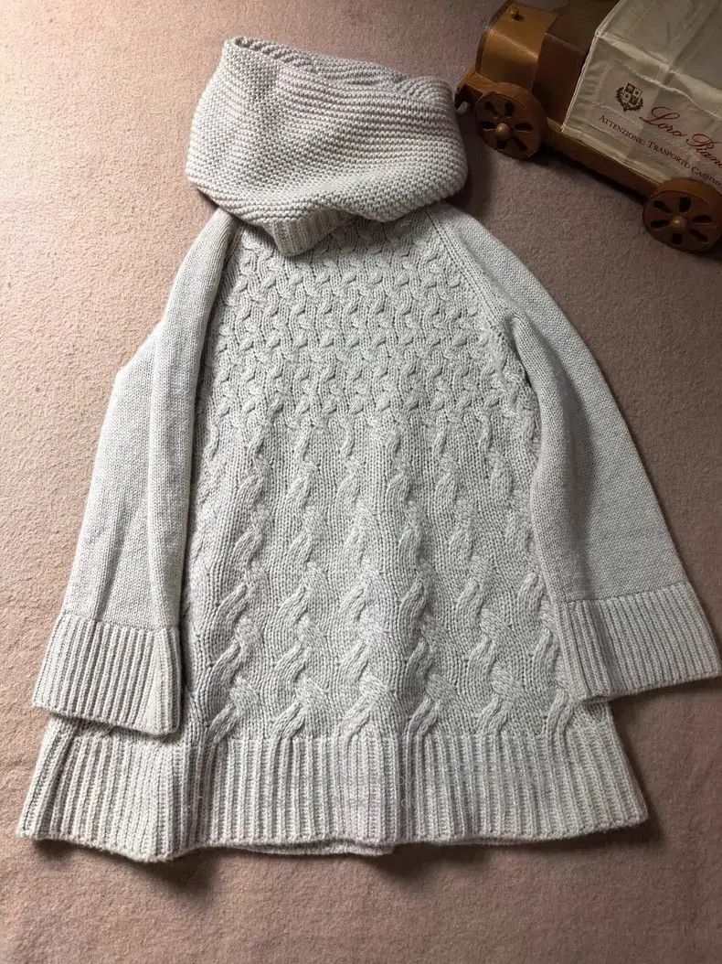 Loro Piana Loro Piana Lady Zenith Century Touch High-End Cashmere Swe Size XL / US 12-14 / IT 48-50 - 3 Thumbnail
