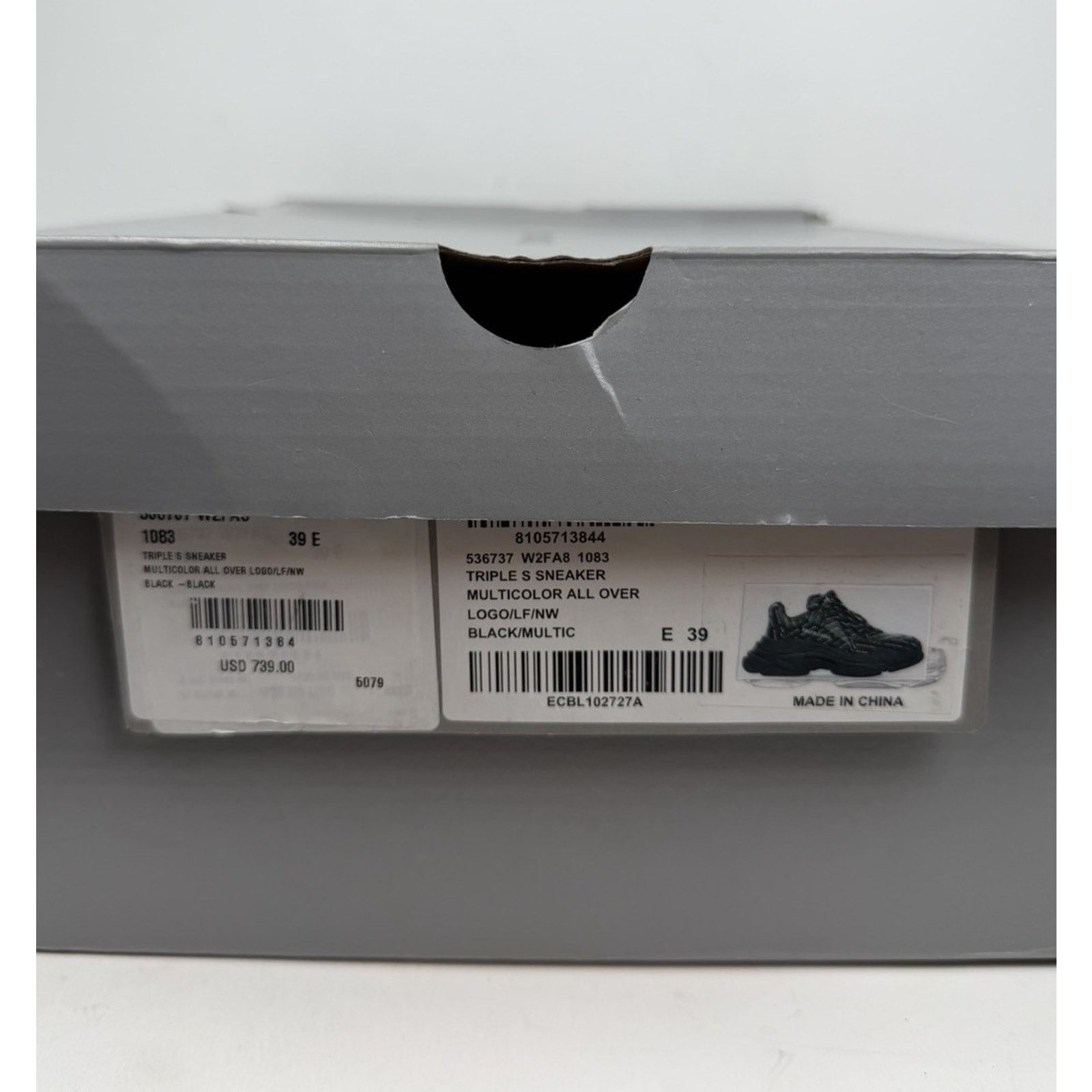 Balenciaga Size 39EU/6US - Balenciaga Triple S Multicolor Size US 6 / EU 39 - 9 Thumbnail