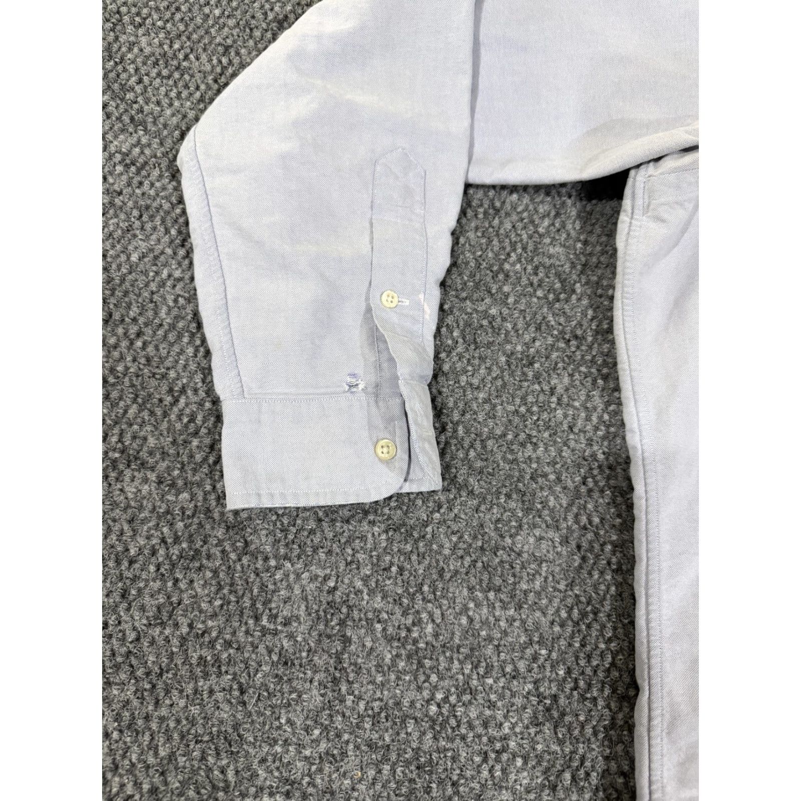 Ralph Lauren Ralph Lauren Blake Shirt Mens L Blue Solid Long Sleeve Button Down Oxford Size US L / EU 52-54 / 3 - 4 Thumbnail