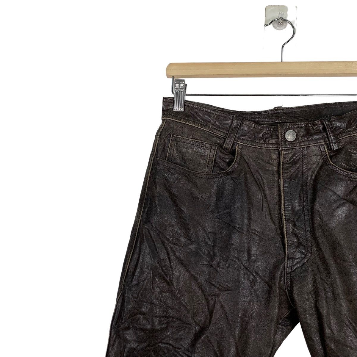 Leather UNION MADE by C's Men Leather Pant #0885-C40 Size US 30 / EU 46 - 6 Thumbnail