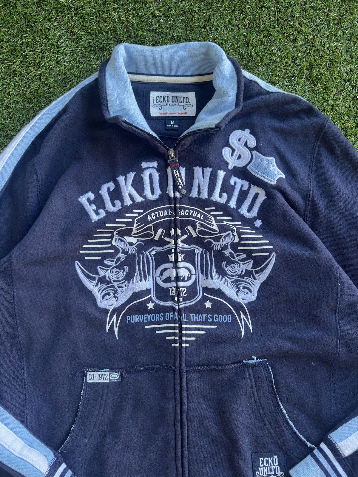 Ecko Unltd. Crazy Y2K Ecko Zip up Size US M / EU 48-50 / 2 - 2 Thumbnail