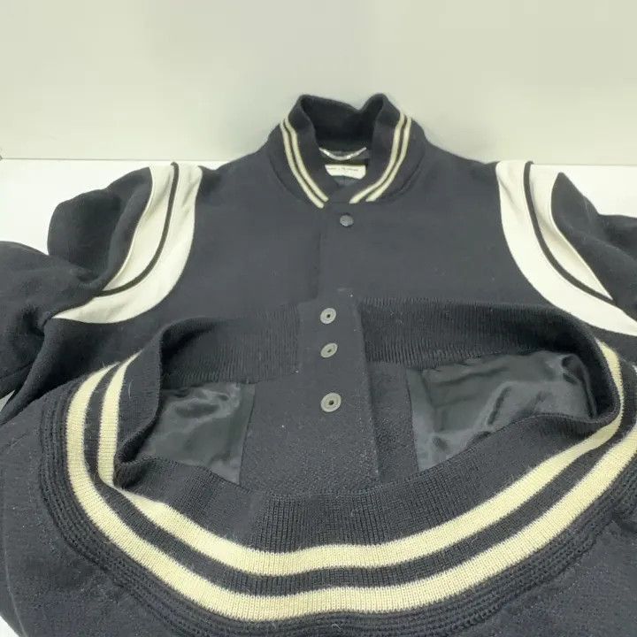 Other Saint Laurent Black Striped Baseball Jacket-2507 Size US L / EU 52-54 / 3 - 4 Thumbnail