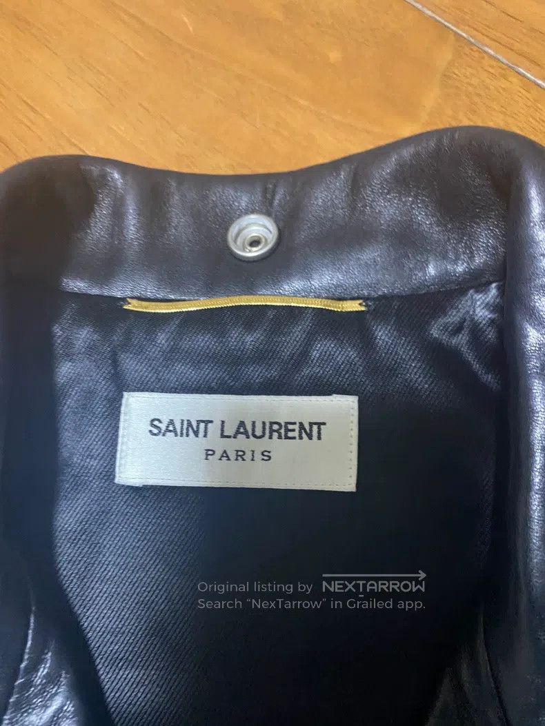 Saint Laurent Paris Saint Laurent Paris Leather Jacket Size XS / US 0-2 / IT 36-38 - 2 Thumbnail