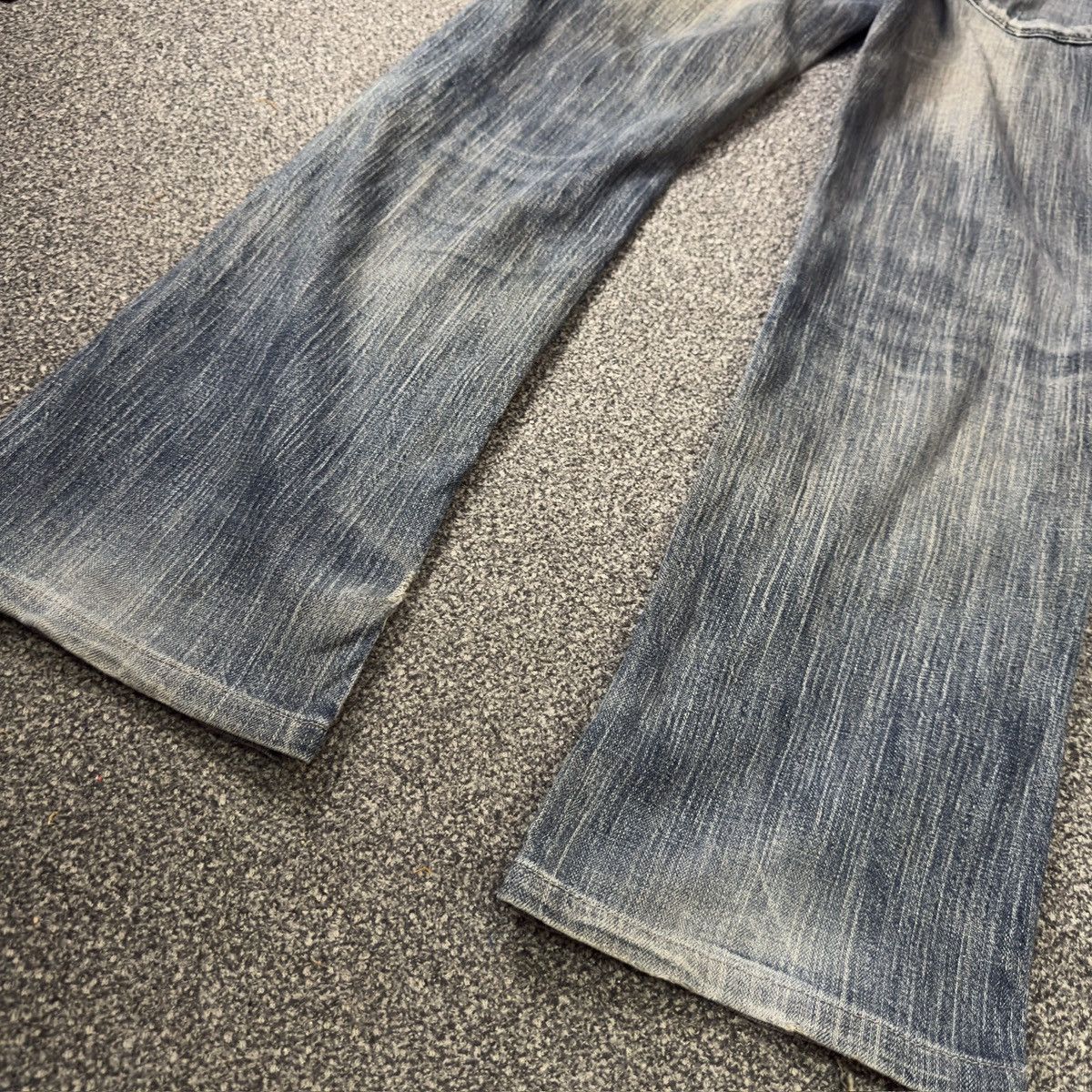 Lee 🔥 Vintage 90s Flared x-Line Lee Trashed Distressed Jeans Size US 30 / EU 46 - 11 Thumbnail