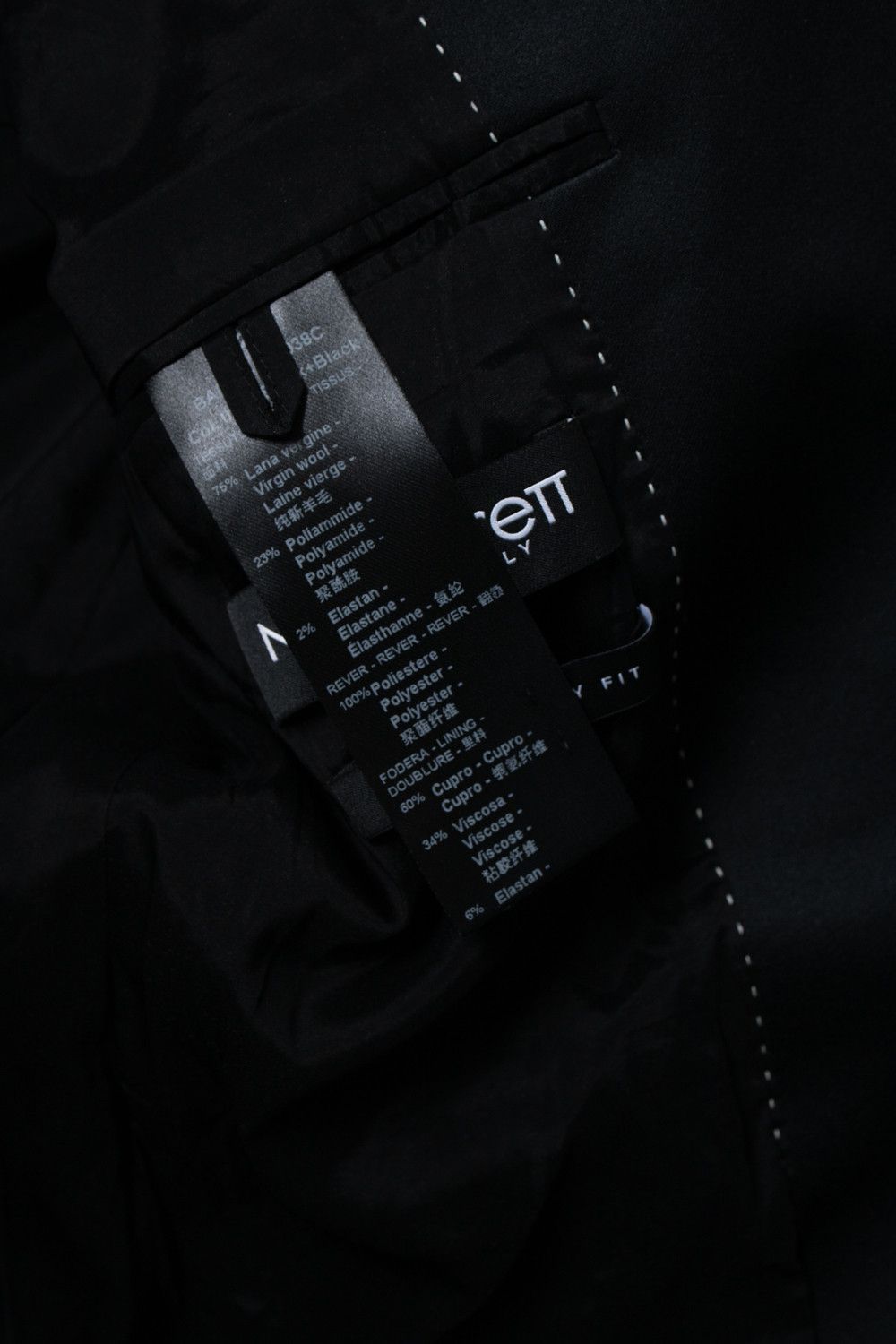 Neil Barrett Neil barret, black structured blazer jacket Size 52R - 7 Thumbnail