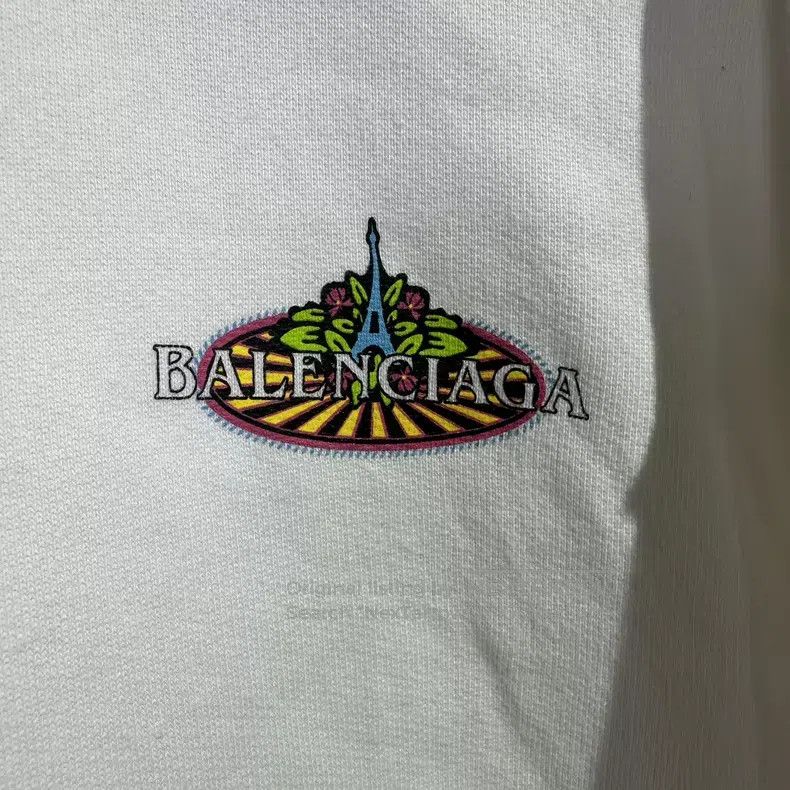 Balenciaga Balenciaga Eiffel Tower Small Logo White Hoodie Size US S / EU 44-46 / 1 - 3 Thumbnail
