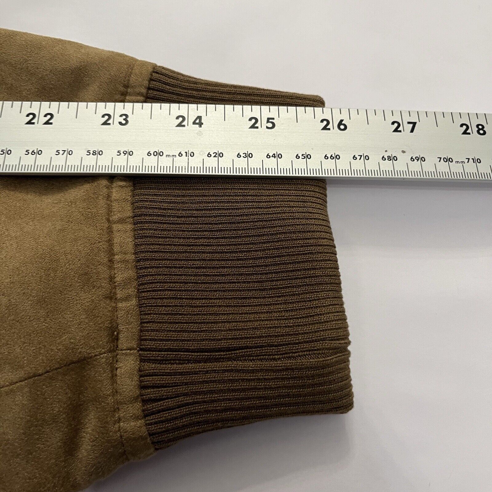 Banana Republic NWT Banana Republic - Men - VEGAN SUEDE BOMBER Large Brown Size US L / EU 52-54 / 3 - 7 Thumbnail