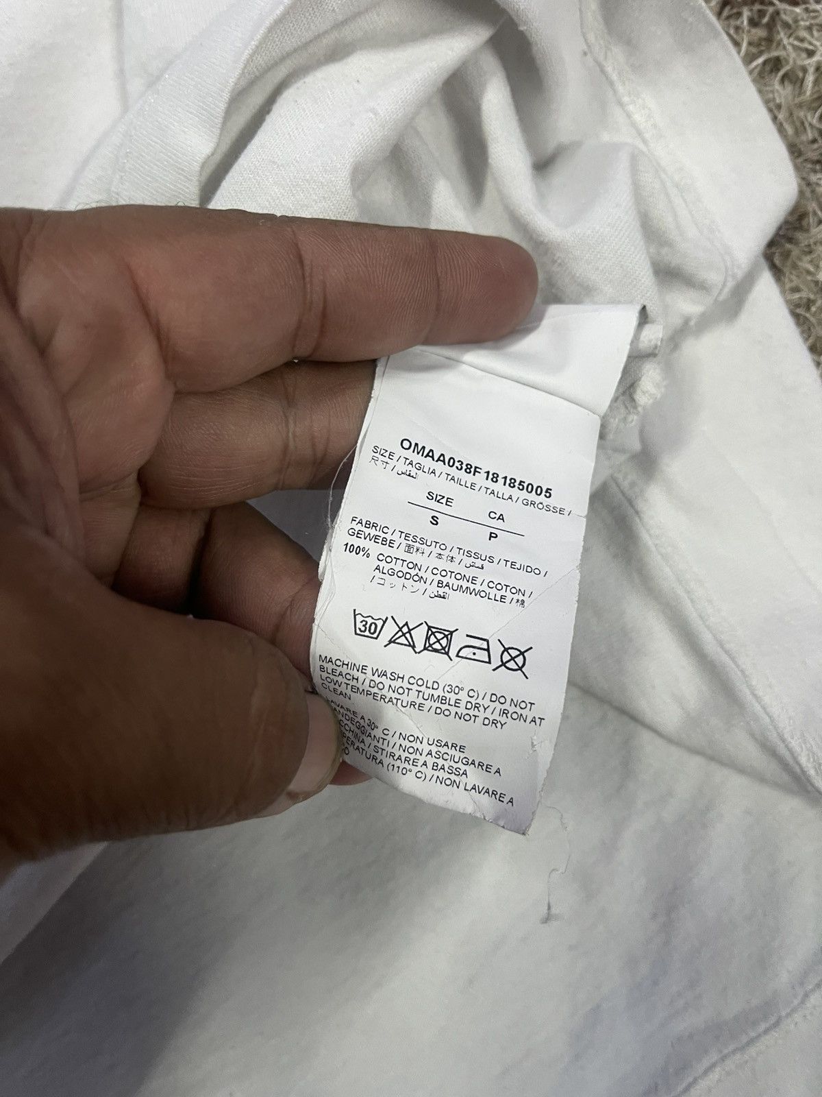 Off-White × Virgil Abloh OFF-WHITE “BUSINESS CASUAL” BLUE/PINK GRADIENT VERY RARE Size US S / EU 44-46 / 1 - 7 Thumbnail