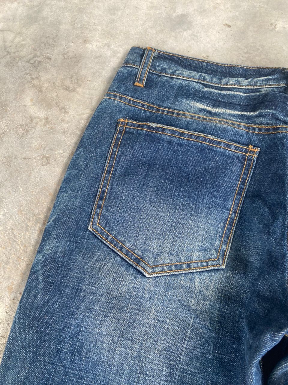 If Six Was Nine 💥FLARE💥SOUL FRANKY AMERICAN STYLE DISTRESSED DENIM Size US 33 - 11 Thumbnail