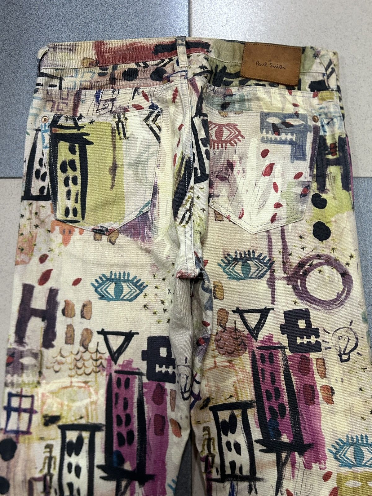 Paul Smith Paul Smith X Jean Michel Basquiat Jeans Size US 31 - 6 Thumbnail