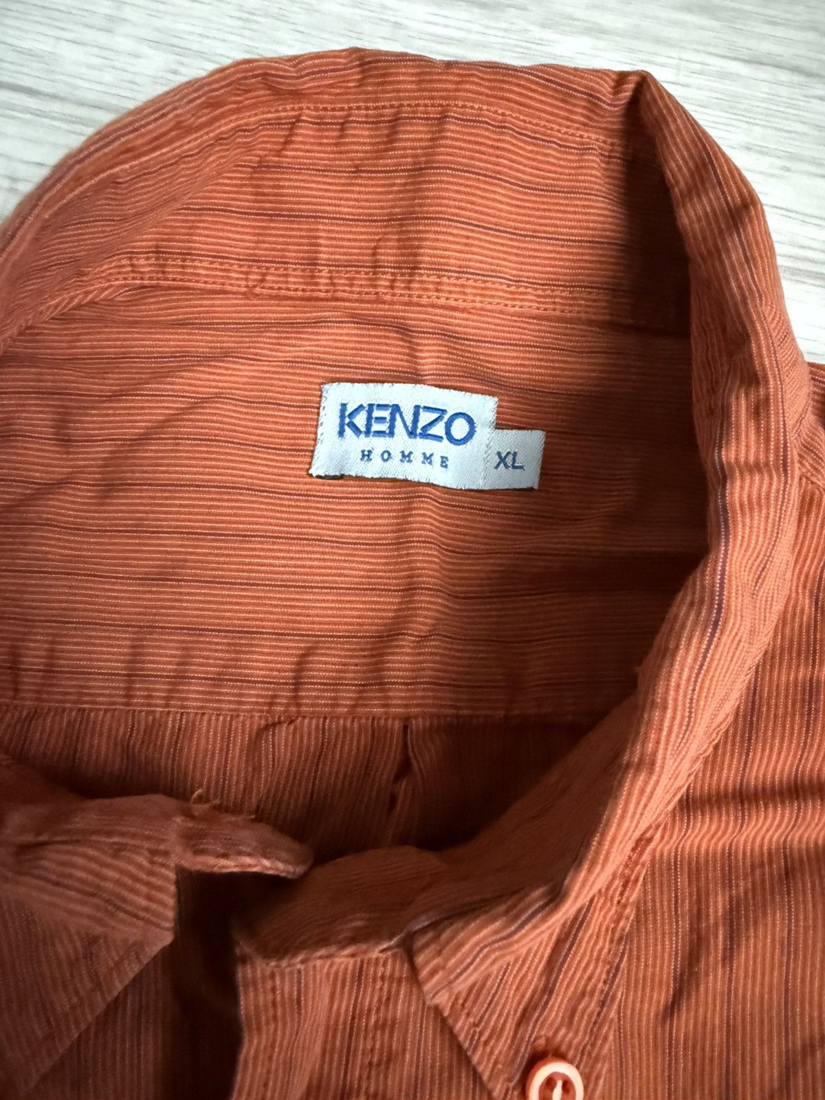 Kenzo Vintage KENZO HOMME shirt Size US XL / EU 56 / 4 - 4 Thumbnail