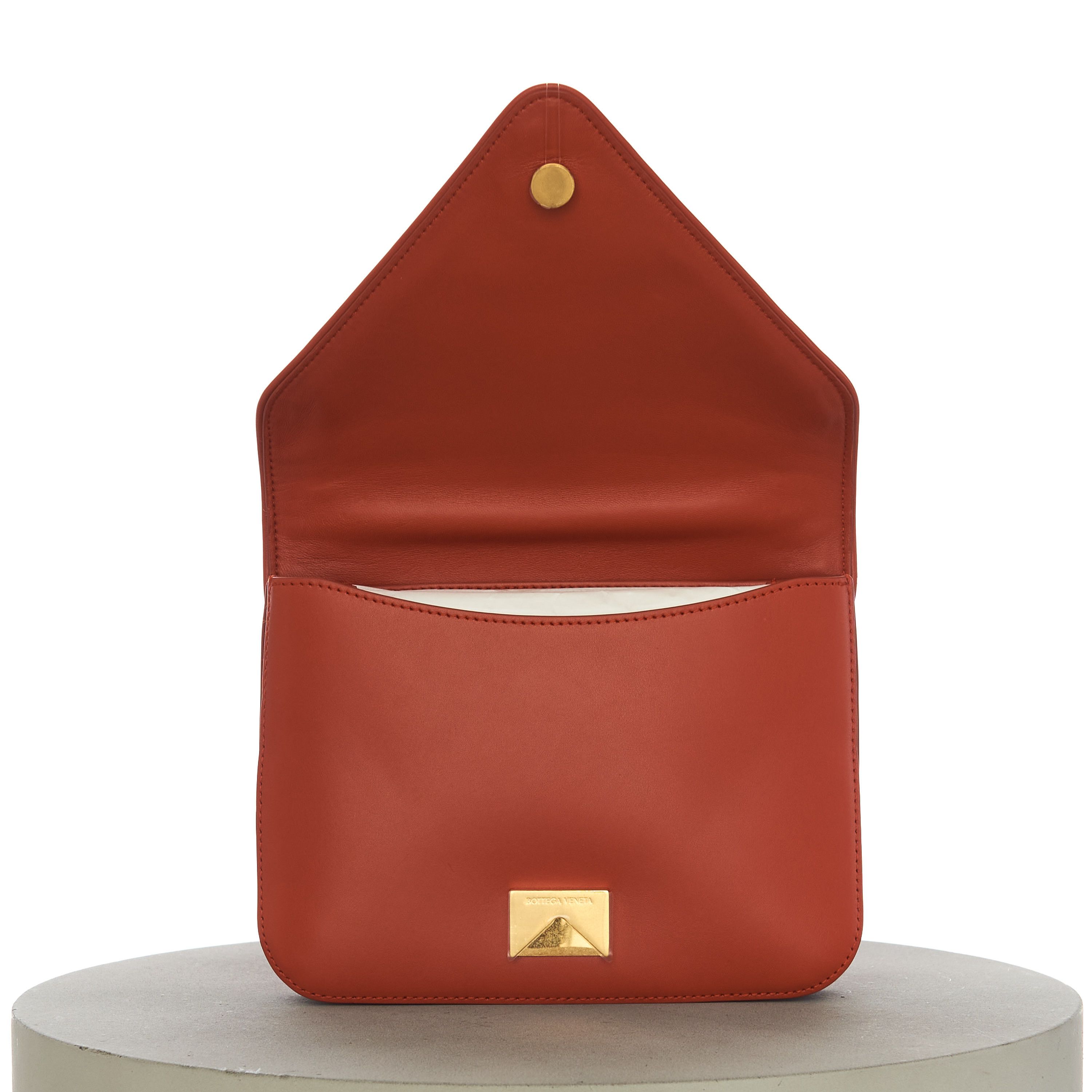 Bottega Veneta MOUNT Small Envelope Chain Bag In Maple Leather Size ONE SIZE - 13 Thumbnail