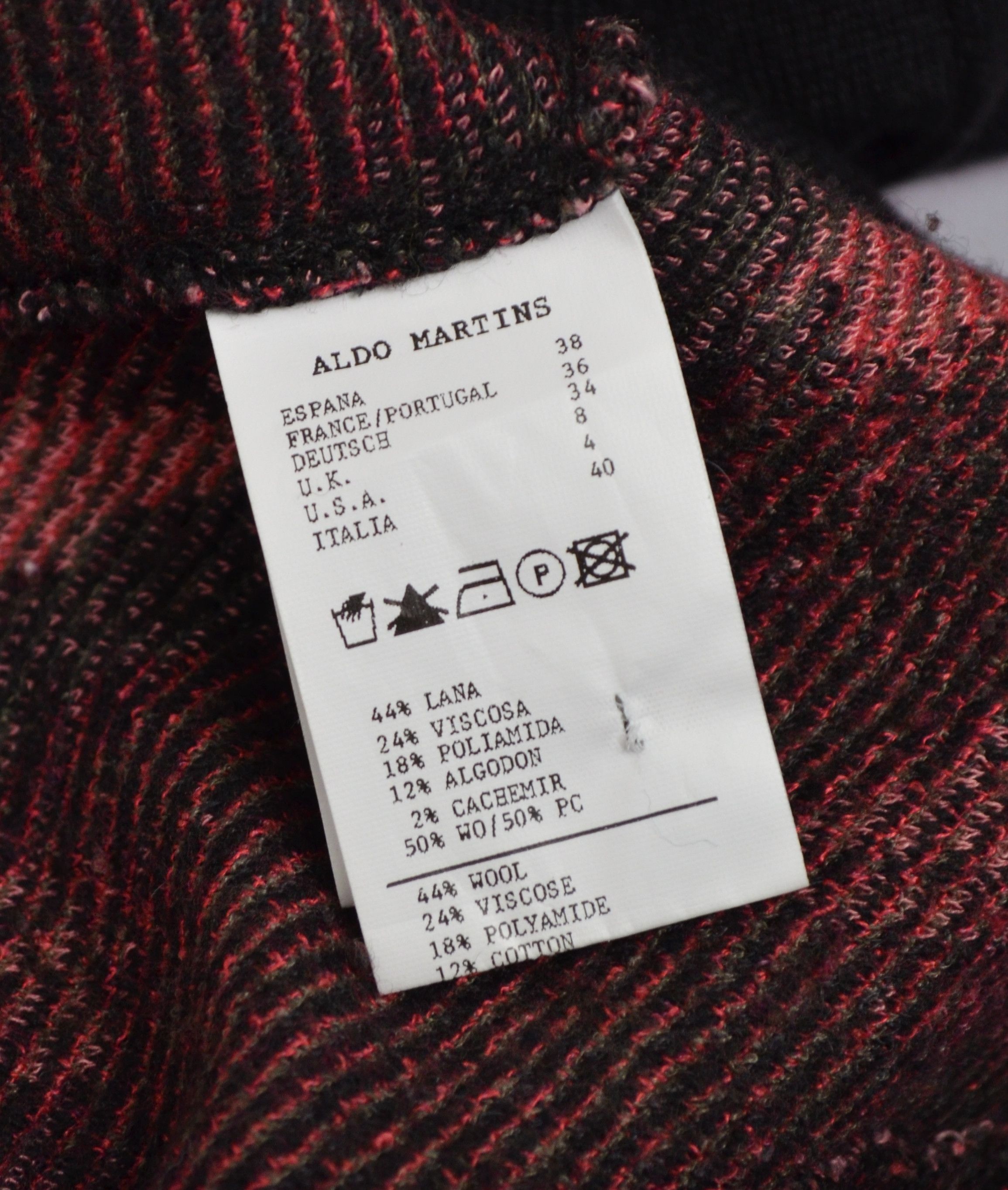 Aldo × Designer Aldomartins Multicolored Patterned Cardigan Sweater US4/UK8 Size S / US 4 / IT 40 - 14 Thumbnail