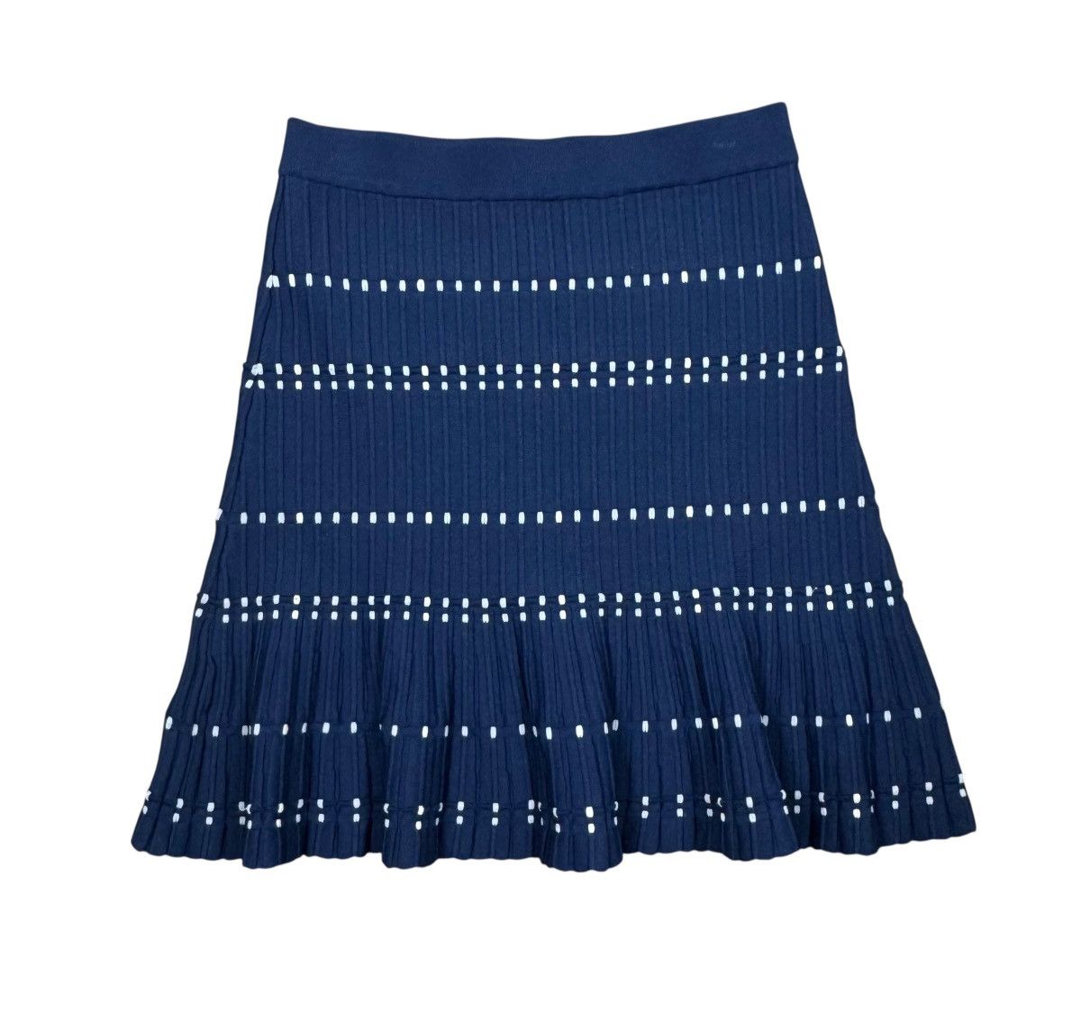 Sandro Sandro Mini Skirt Knit Pleated Polyamide-Viscose size T1 Size 25" / US 0 / IT 36 - 8 Thumbnail
