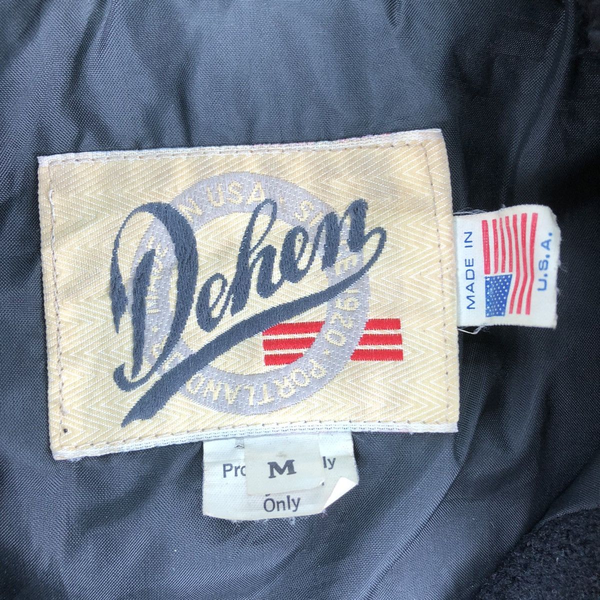 Dehen 1920 Vintage 90's Dehen 1920 Varsity Jacket Leather Sleeve Size US XL / EU 56 / 4 - 18 Thumbnail