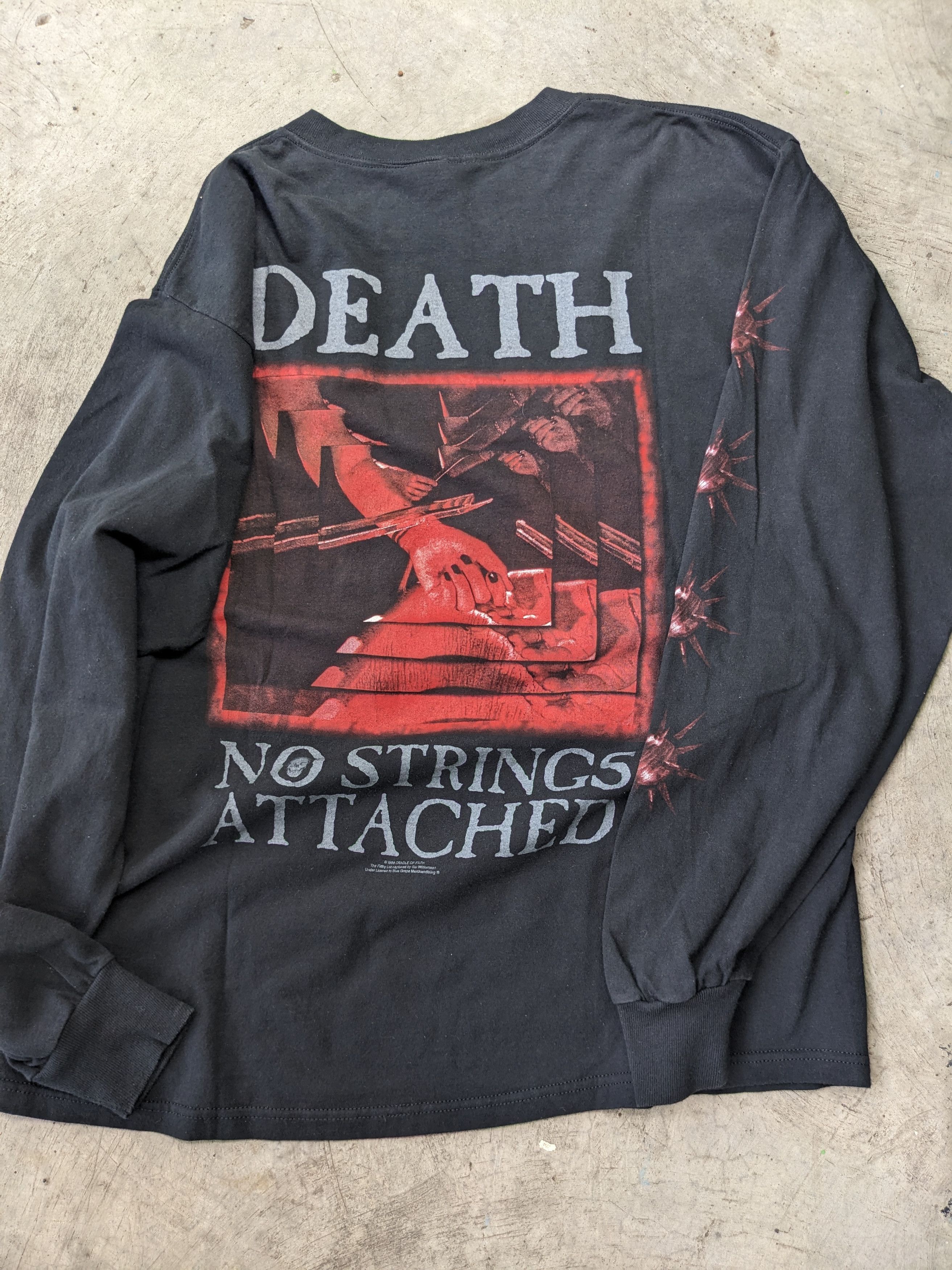 Vintage Vintage Cradle of Filth Death No Strings Attached 1999 Size US XL / EU 56 / 4 - 8 Thumbnail