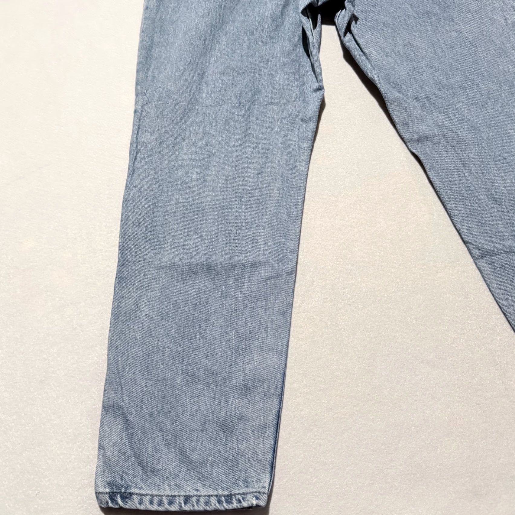 Lee VINTAGE Lee Jeans Women's Blue Denim High Rise Classic Pockets Straight Zip Fly - 32x29 Size 24" / US 00 / IT 34 - 5 Thumbnail