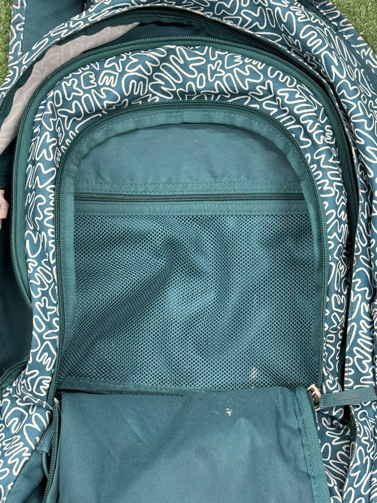 Nike Nike Hayward Scribble Geode Teal Backpack Size ONE SIZE - 4 Thumbnail