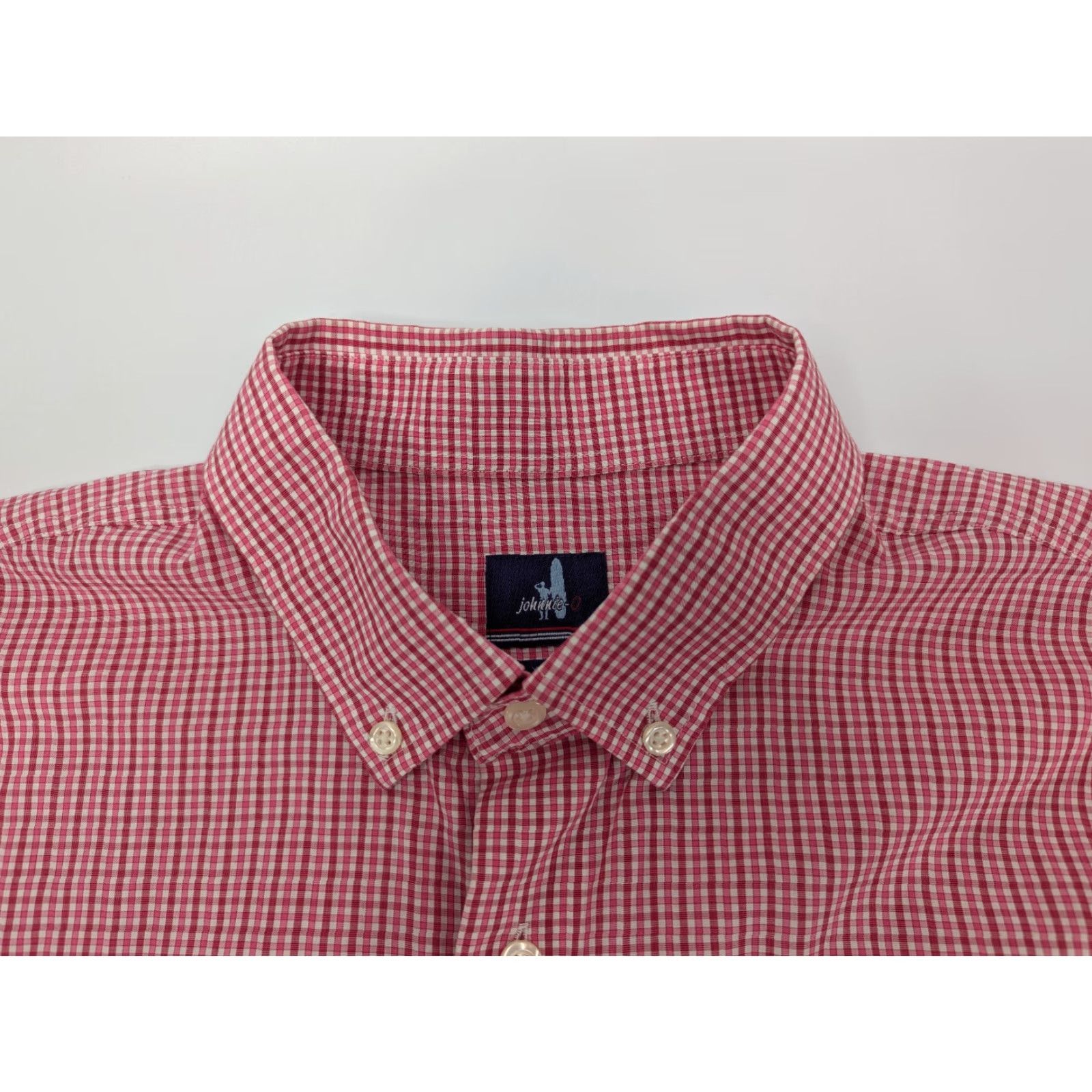 johnnie-O **Johnnie-O Men's Pink Check Button-Down XL Casual Shirt** User: Johnnie-O Men's Pink Check Button-Down Casual XL Shirt Size US XL / EU 56 / 4 - 7 Thumbnail