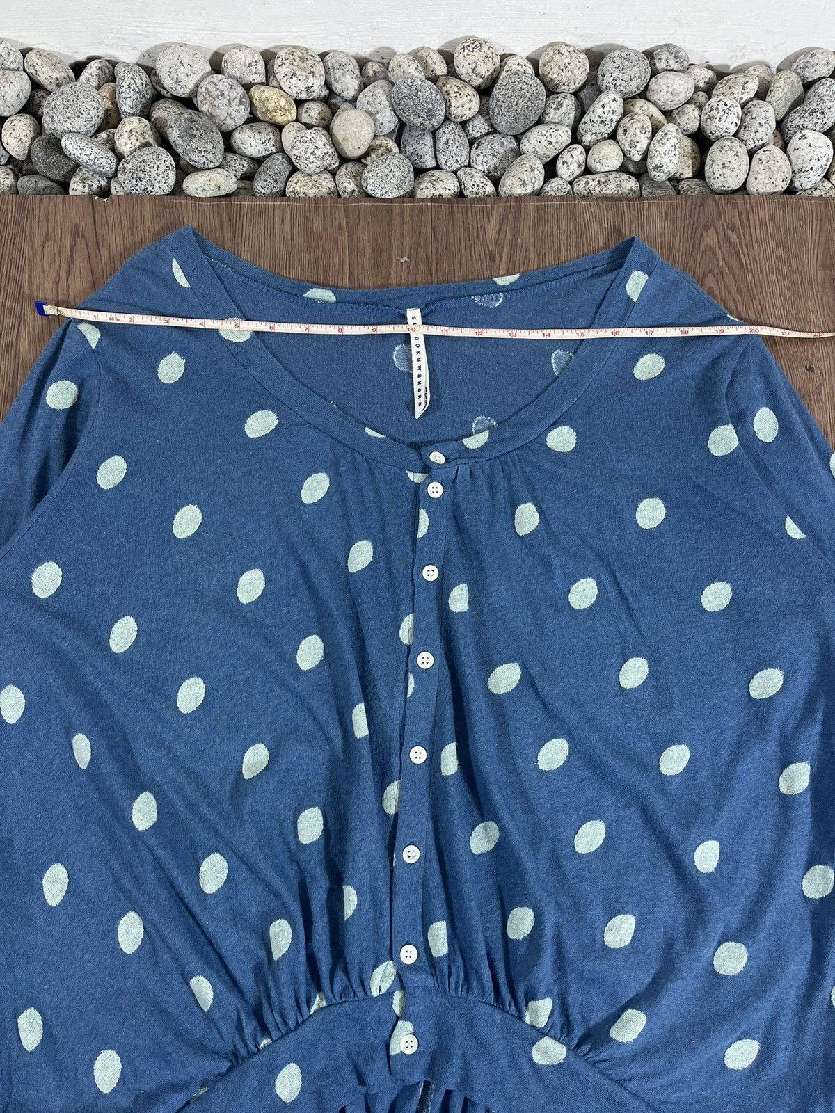 Issey Miyake Sunao Kuwahara Vintage Polkadot Loose Cardigan Size US M / EU 48-50 / 2 - 10 Thumbnail