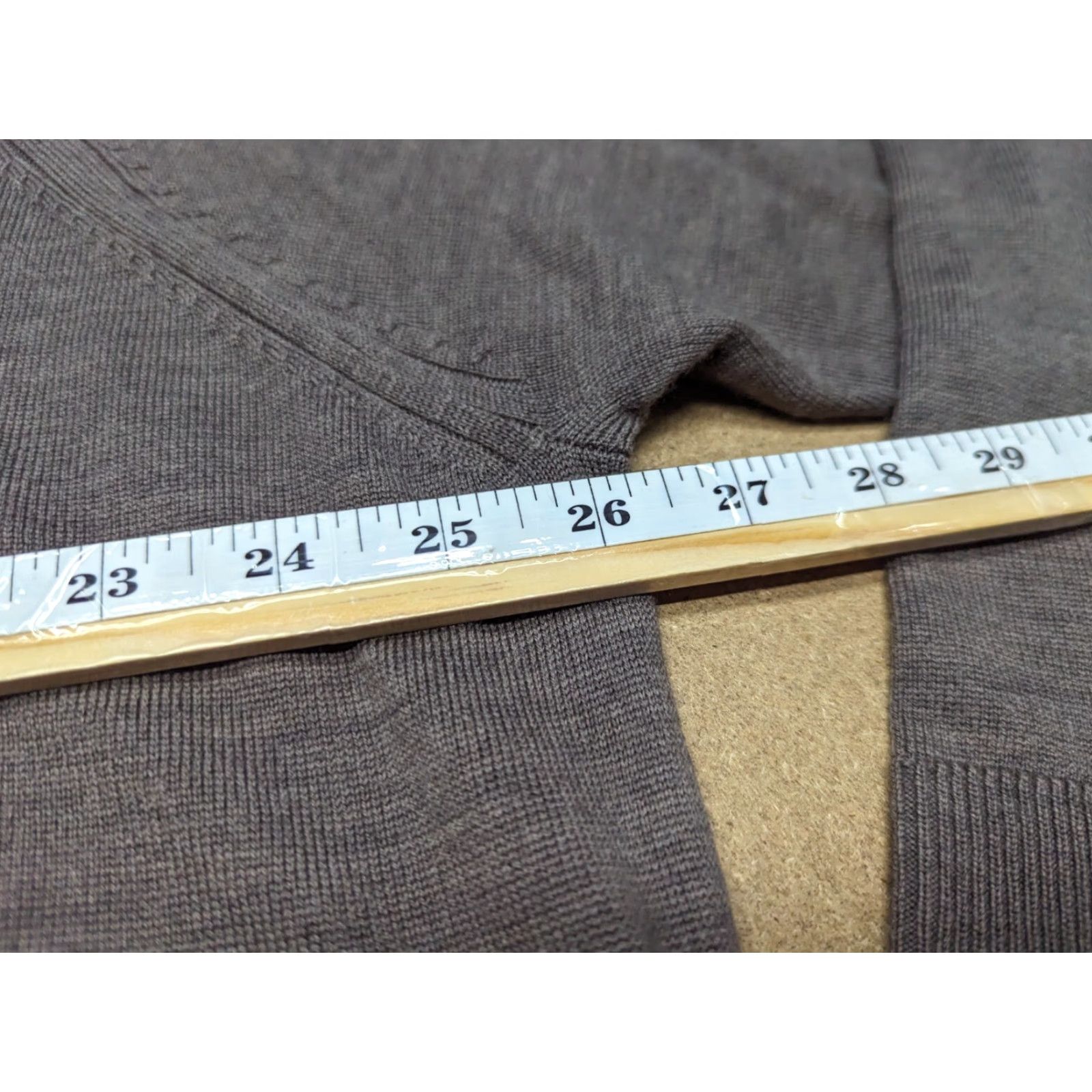 Vintage Cubus Sweater Womens 2XL Beige Merino Wool Knit Relaxed Pullover Long Sleeve Round Neck Casual Tugged: V ETS Size XXL / US 16-18 / IT 52-54 - 6 Thumbnail