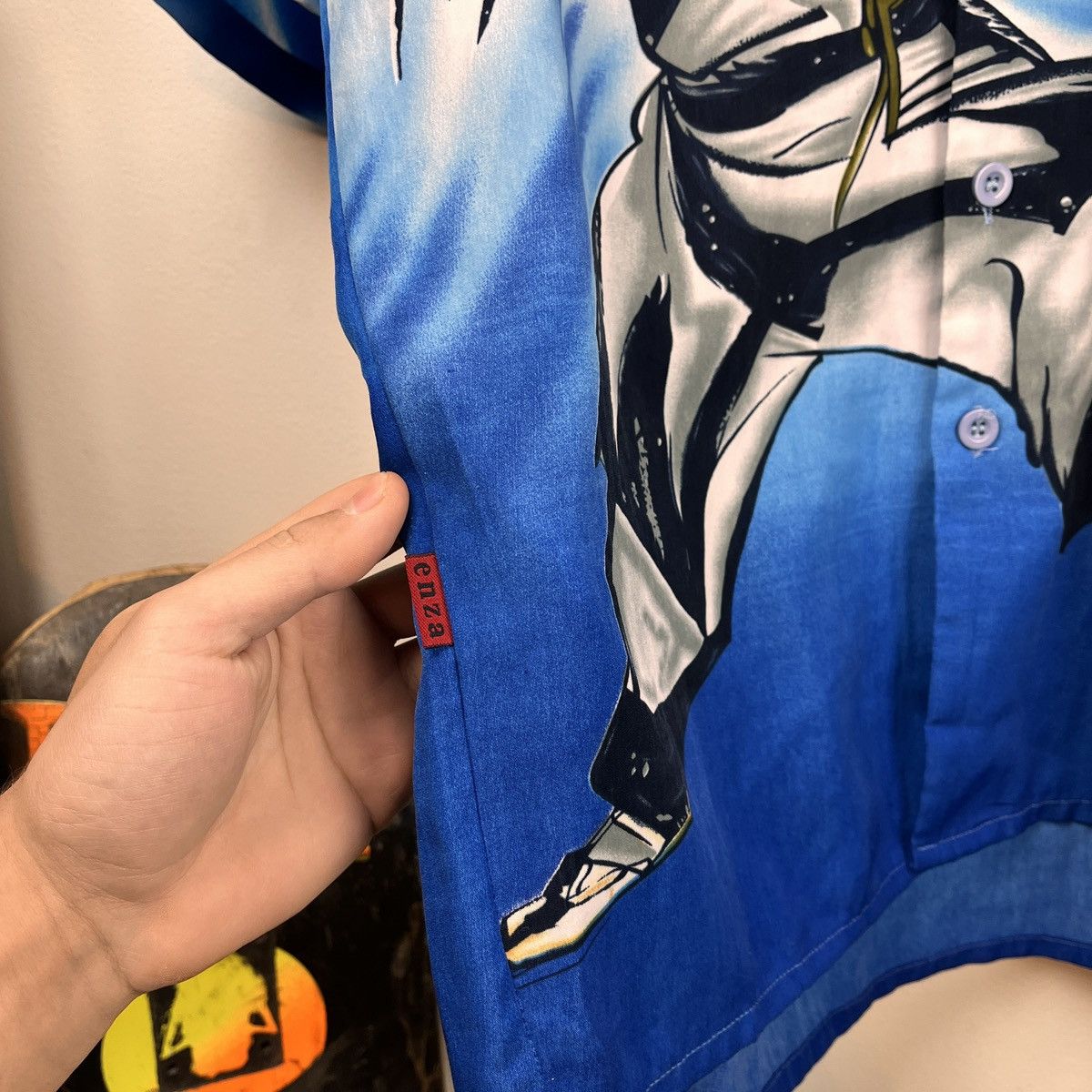 Anime Anime shirt Samurai Champ Lu 90s manga y2k Rap Size US M / EU 48-50 / 2 - 6 Thumbnail