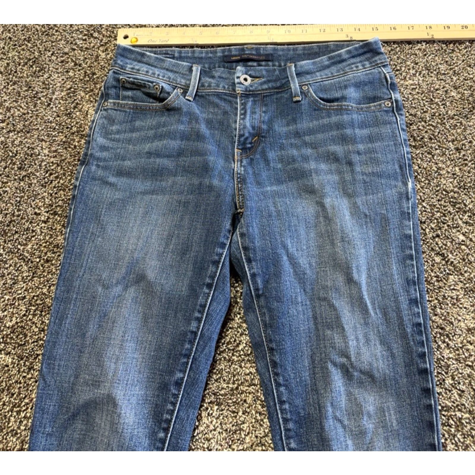 Levi's Levi’s 545 Skinny Jeans Women Size 6 Blue Denim Stretch Mid Rise 30X30 5-Pocket Regular Inseam 30 Spring Summer Fall Winter Size 28" / US 6 / IT 42 - 7 Thumbnail